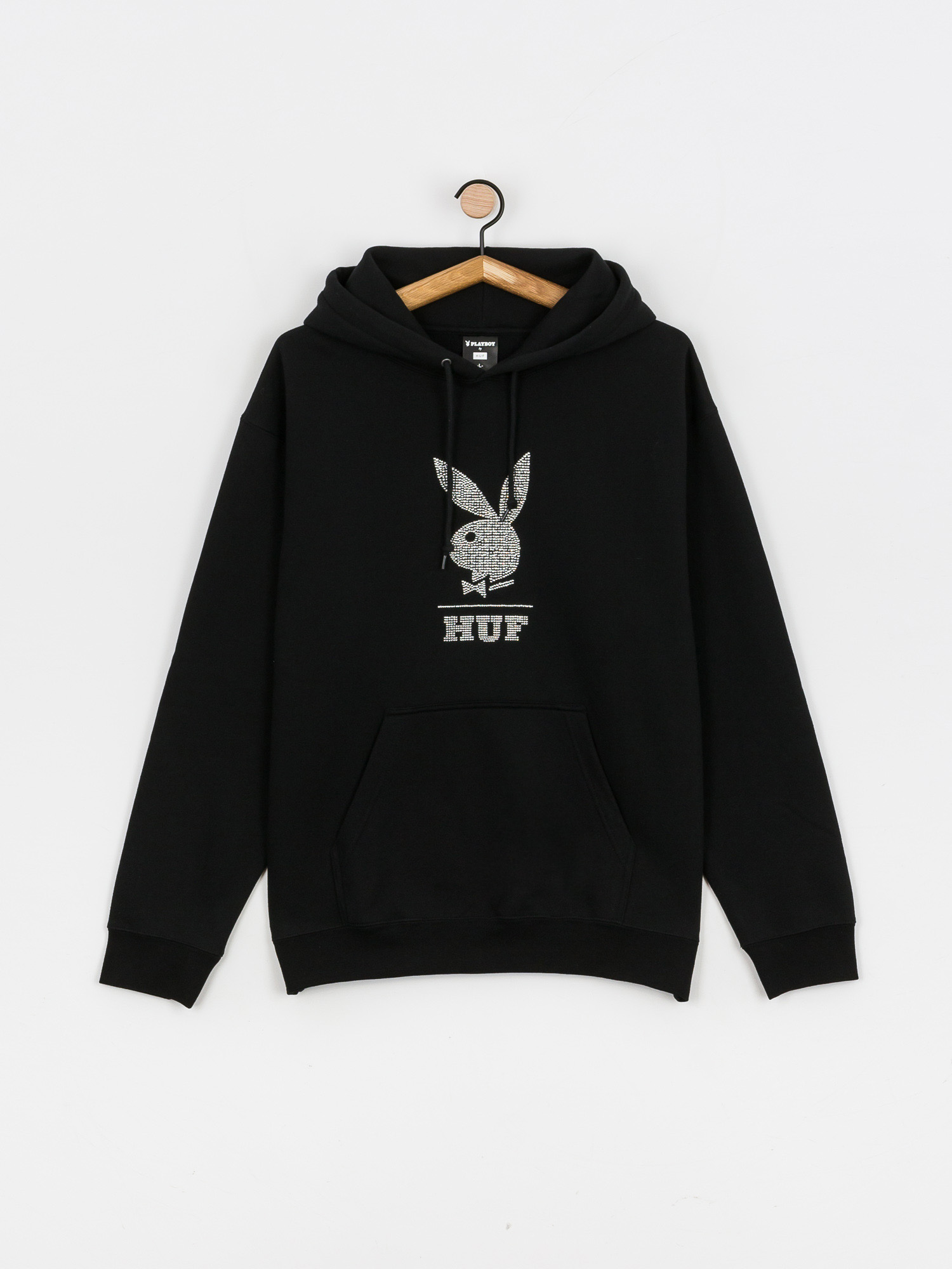 HUF X Playboy Rhinestone HD Hoody (black)