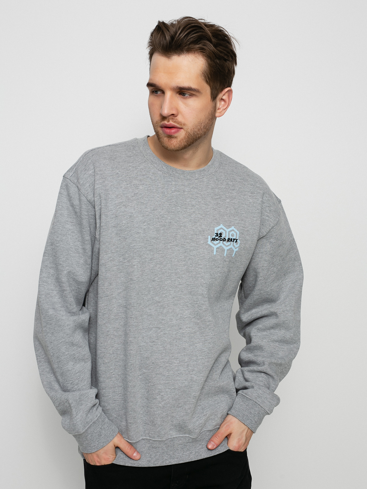 ThirtyTwo Hood Rats Twins Crew Sweatshirt (heather grey)