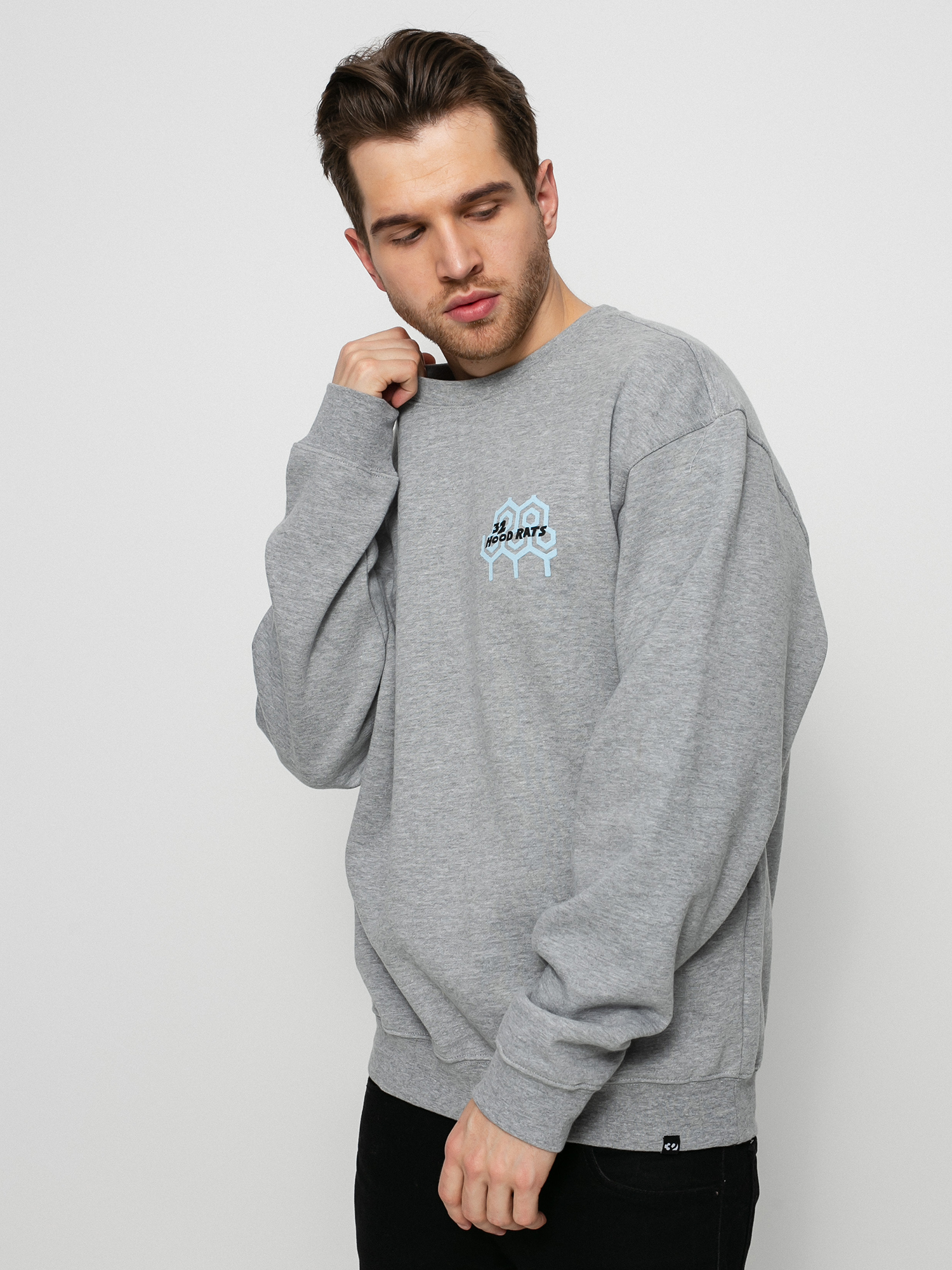 ThirtyTwo Hood Rats Twins Crew Sweatshirt (heather grey)