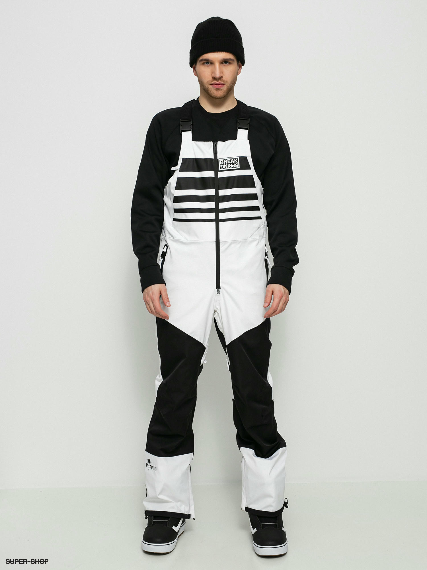 mens snowboard pants white