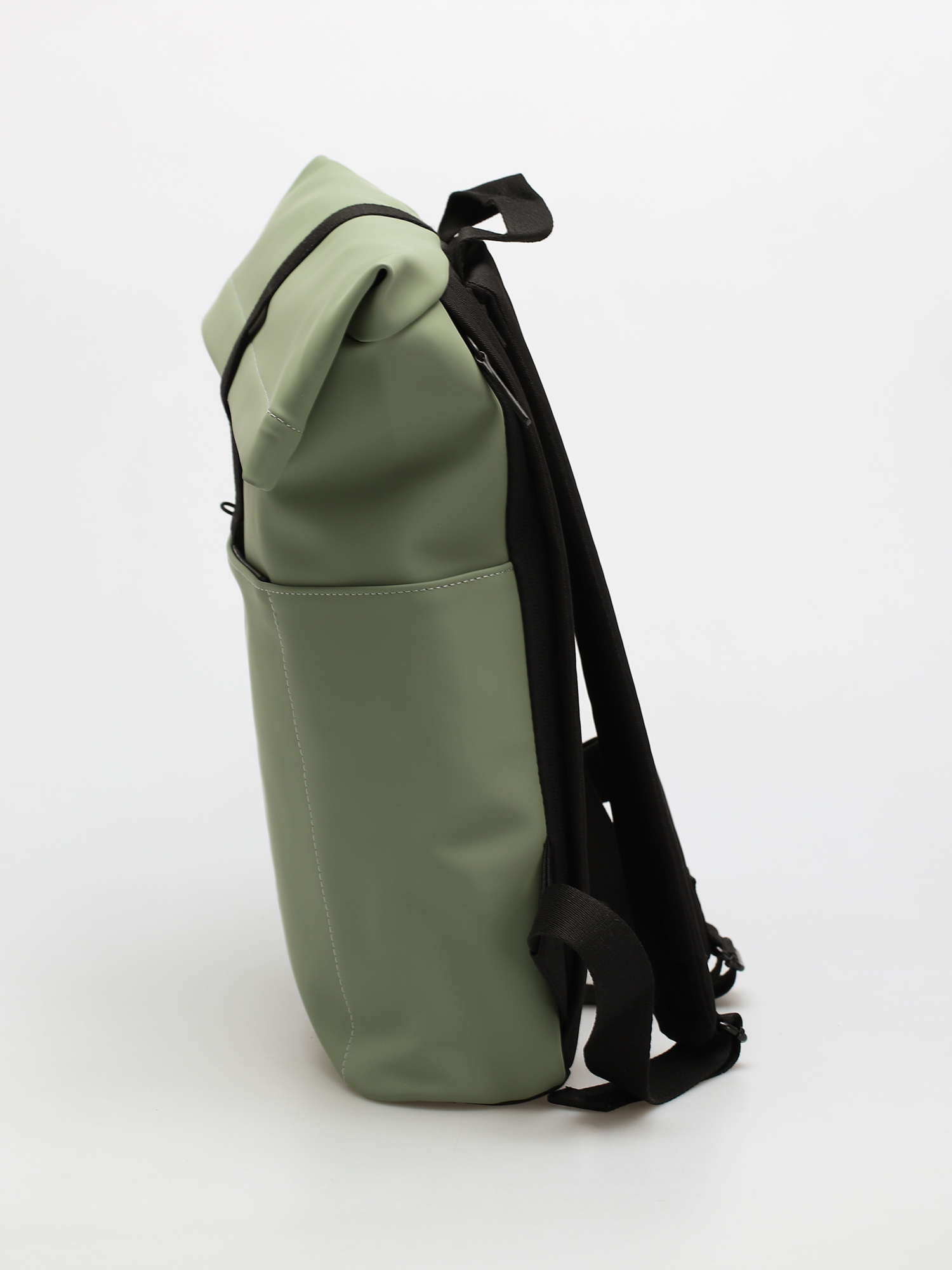 sage green mini backpack