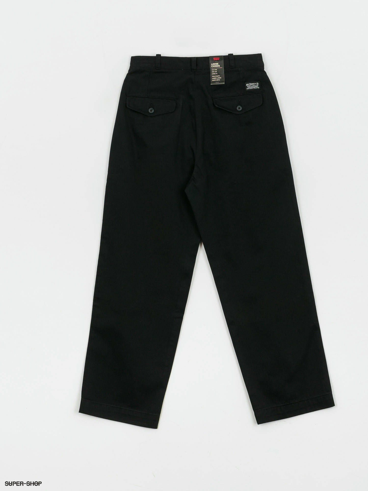 Levi's® Skate Loose Chino Pants (se black twill)