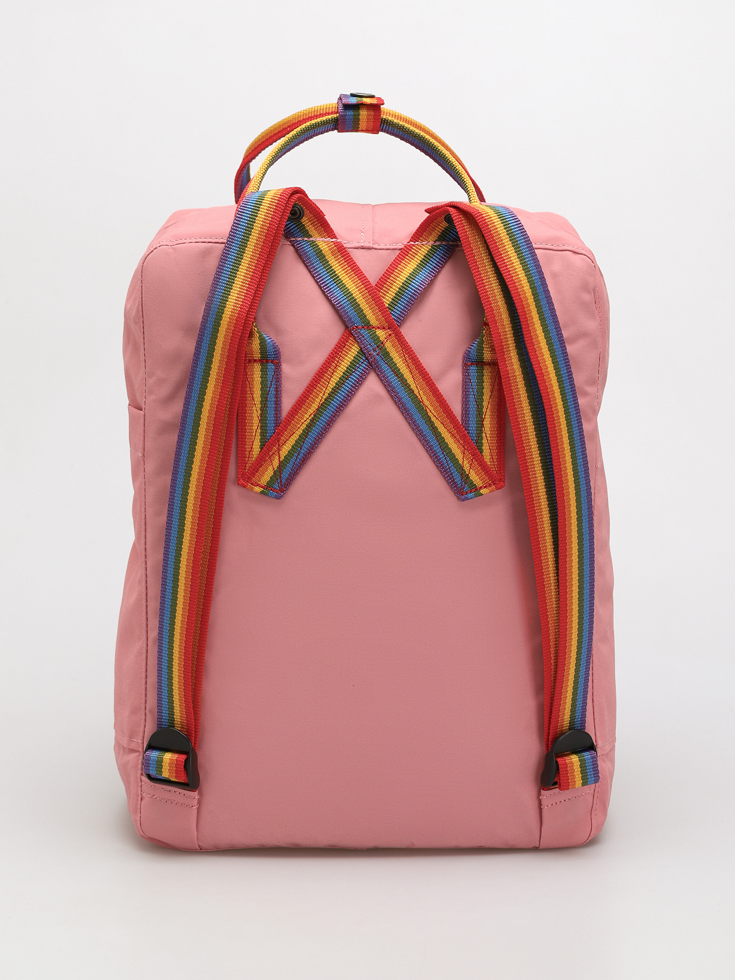 Fjallraven Kanken Rainbow Backpack (pink/rainbow pattern)