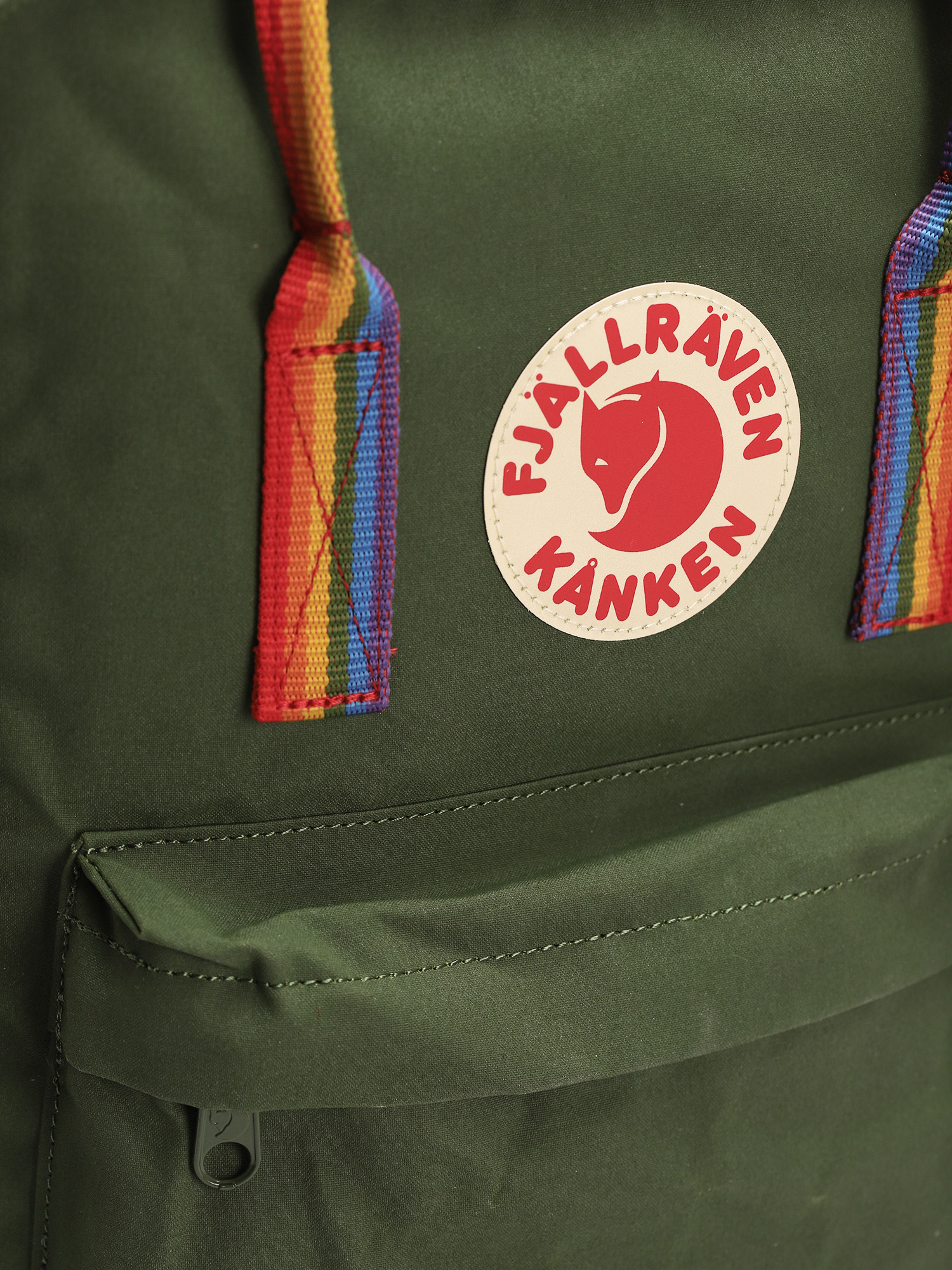 FJALLRAVEN Kanken Mini Backpack Leaf Green Burnt Orange Amazon.com: Fjällräven Unisex Kånken Mini Foliage Green  main image 4