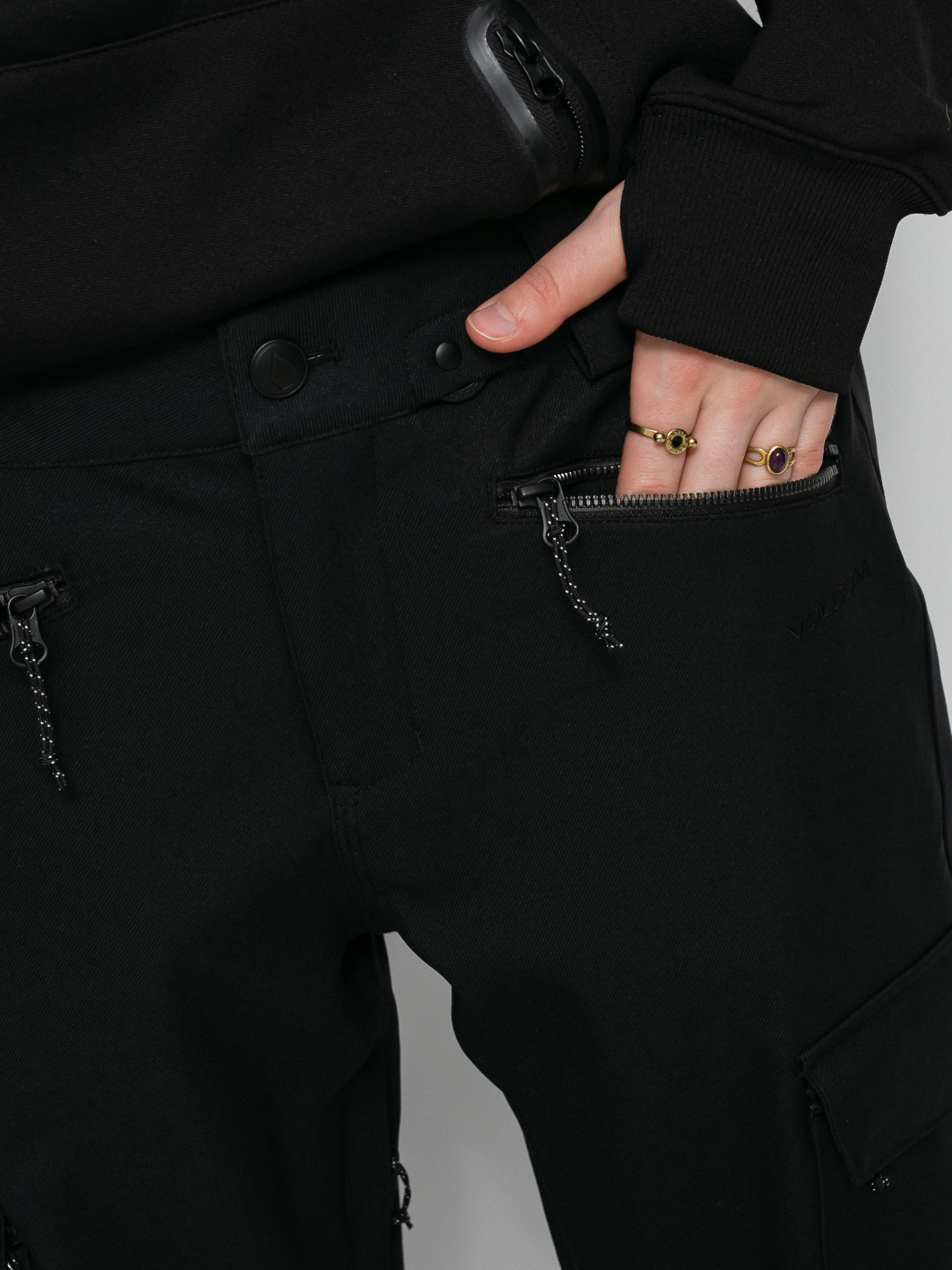 Womens Volcom Grace Stretch Snowboard pants (black)