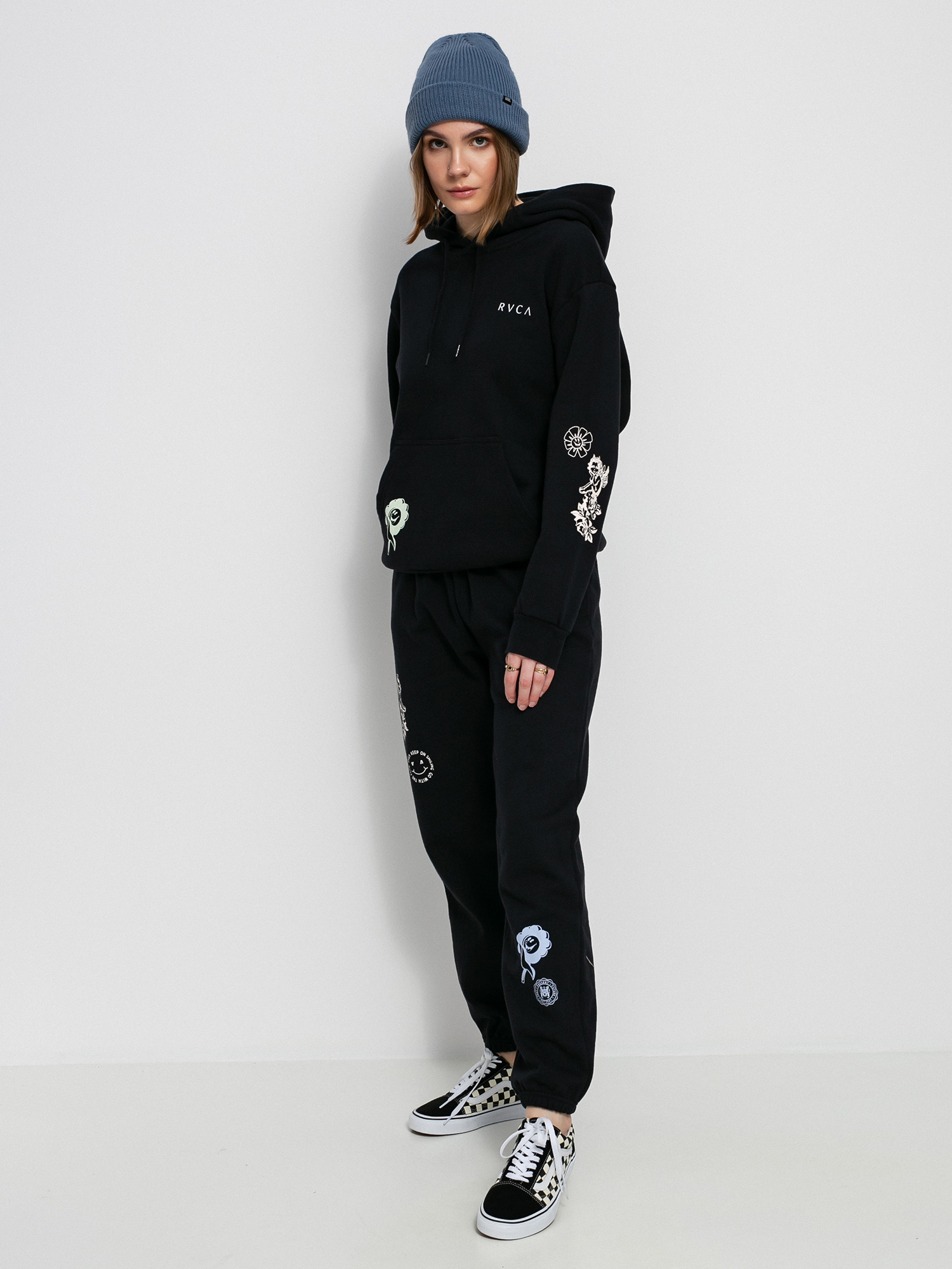 RVCA Mash Up HD Hoodie Wmn (black)
