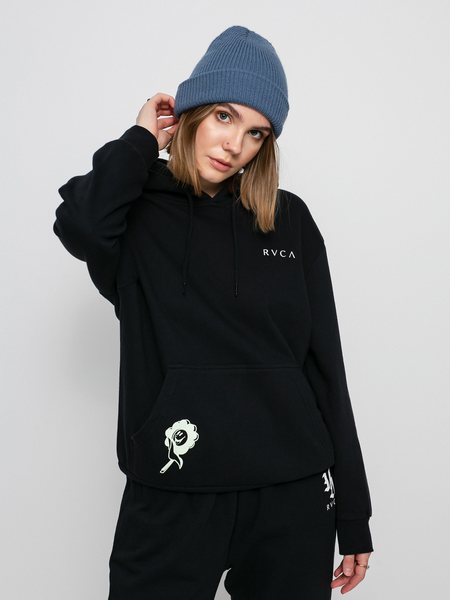 RVCA Mash Up HD Hoodie Wmn (black)