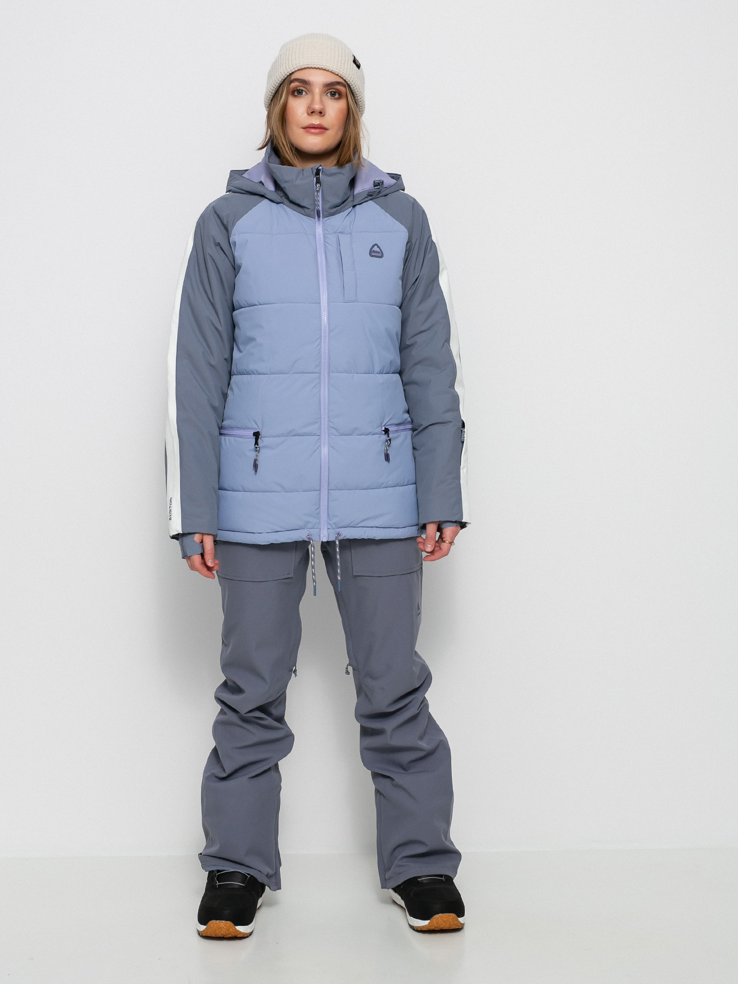 Burton Keelan Snowboard jacket Wmn (foxglove violet/folkstone gray)