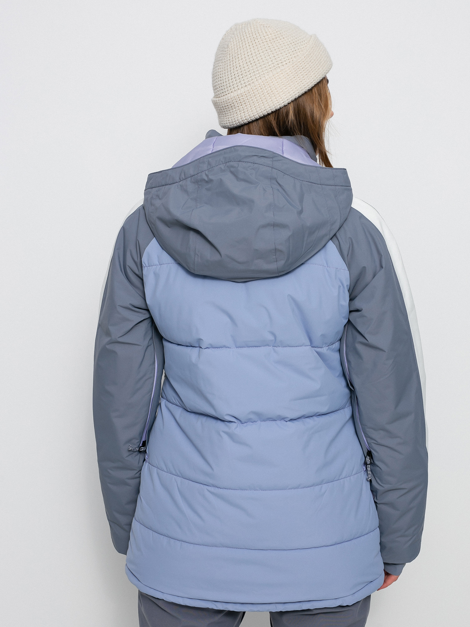 Womens Burton Keelan Snowboard jacket (foxglove violet/folkstone gray)