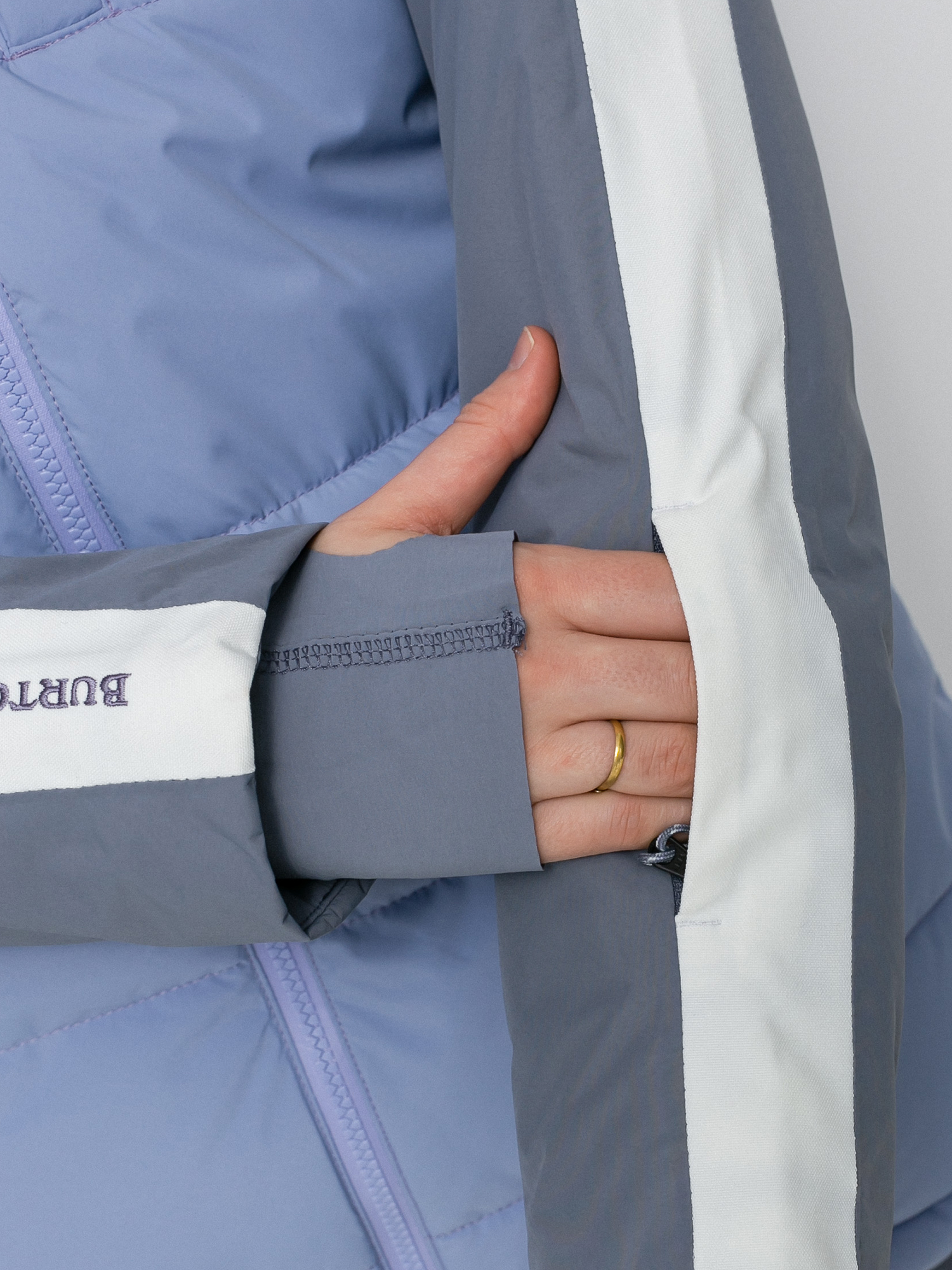 Damen Burton Keelan Snowboardjacke (foxglove violet/folkstone gray)