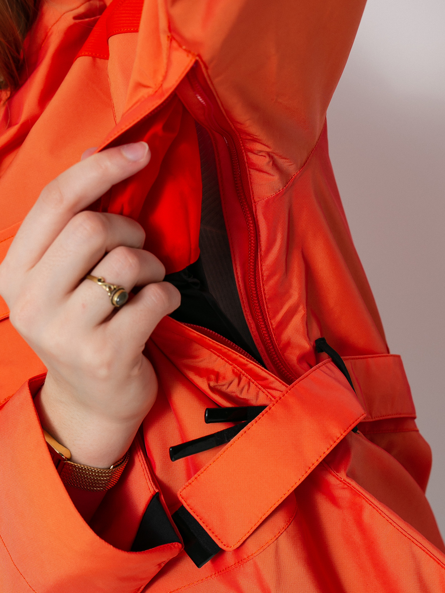 Womens Burton Amora Anorak Snowboard jacket (orange com)