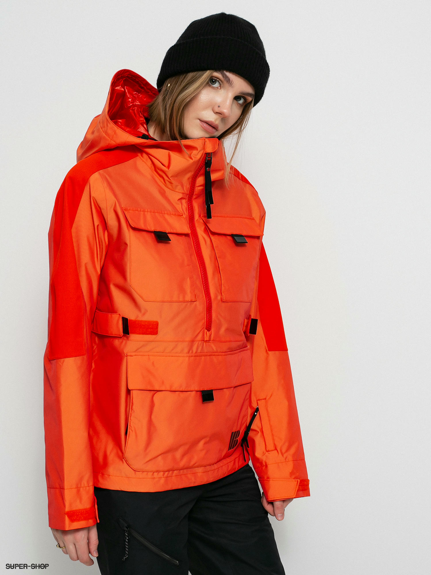 orange womens snowboard jacket