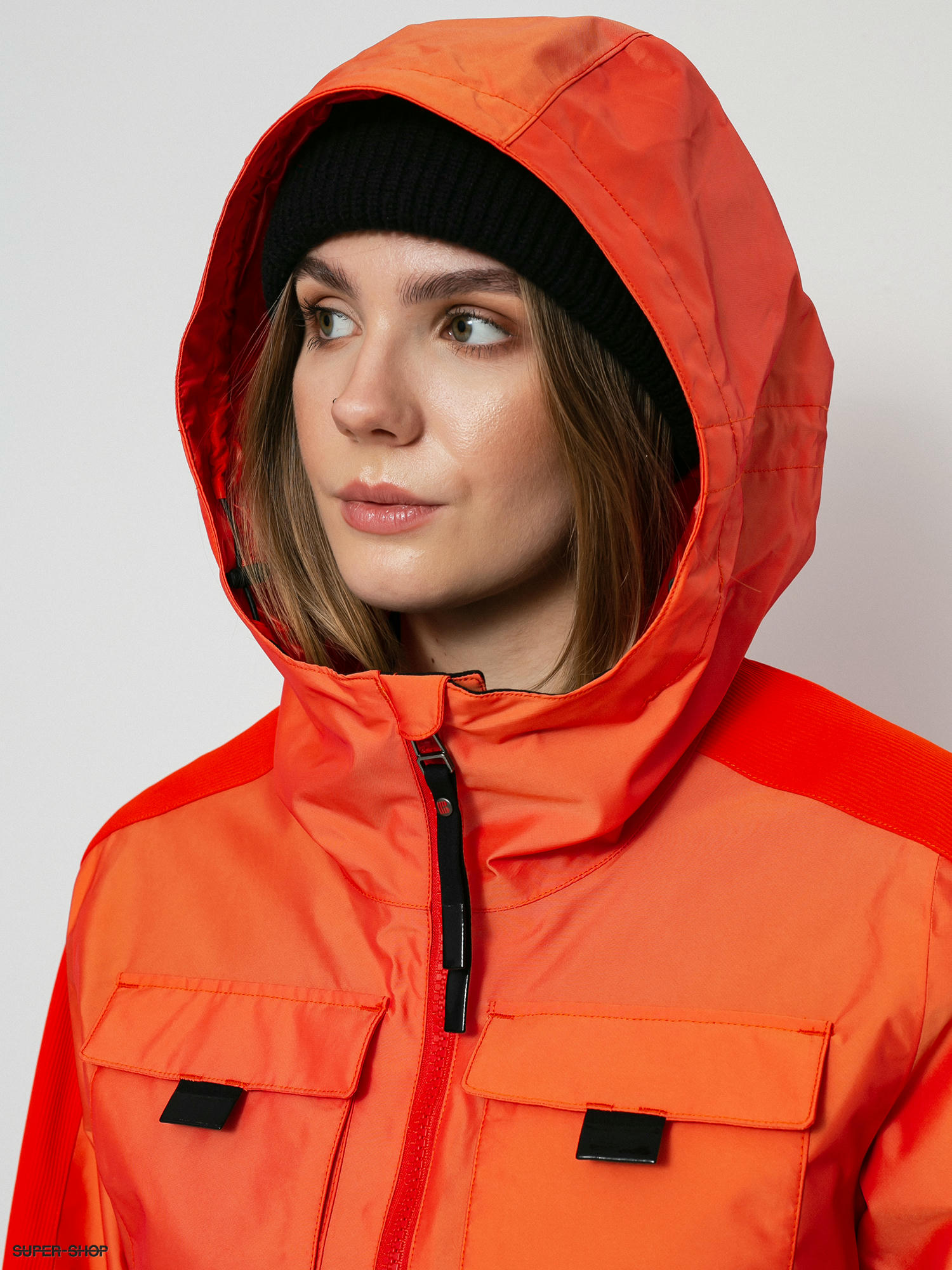 Womens Burton Amora Anorak Snowboard jacket (orange com)