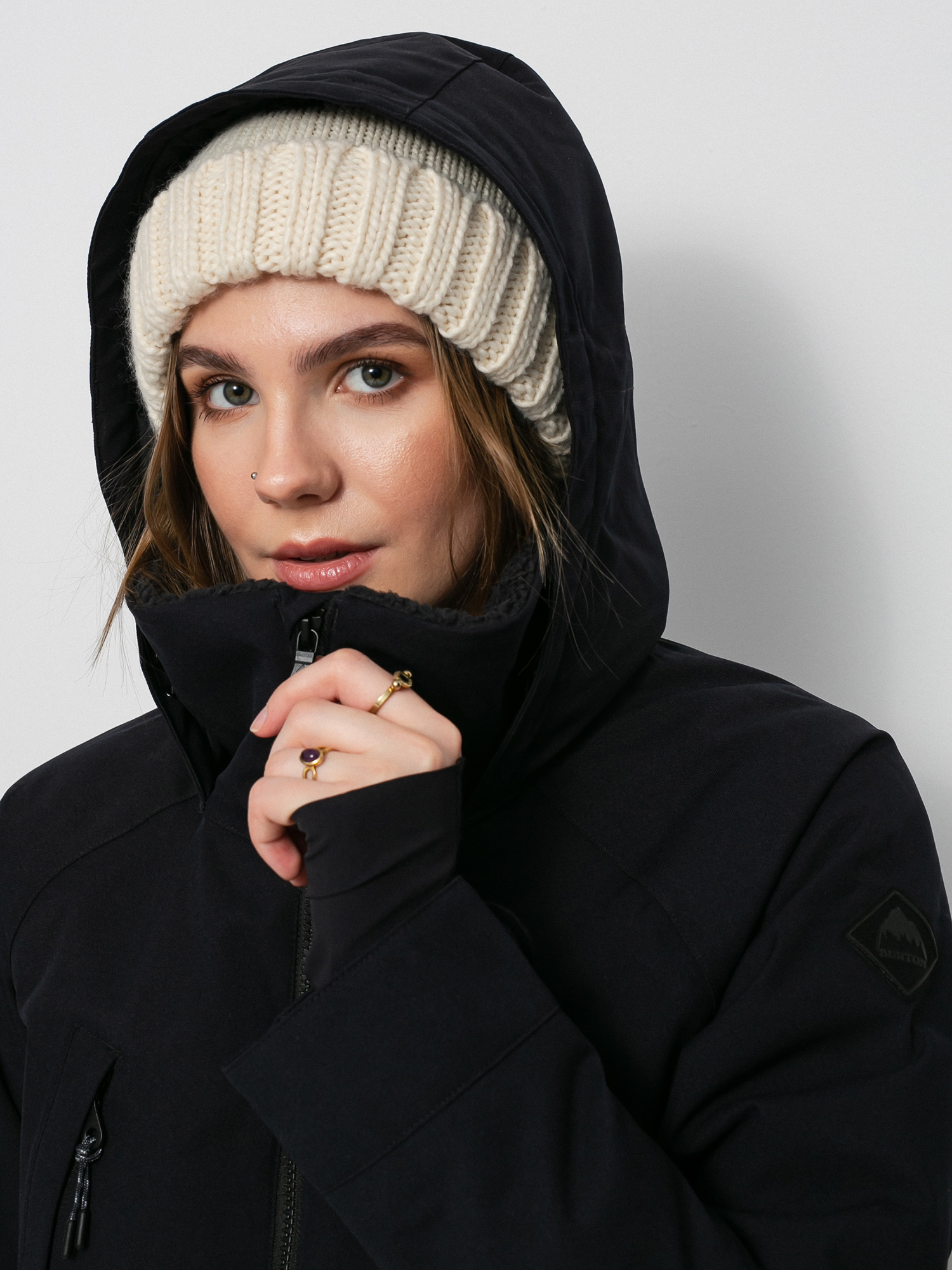 Womens Burton Prowess Snowboard jacket (true black)