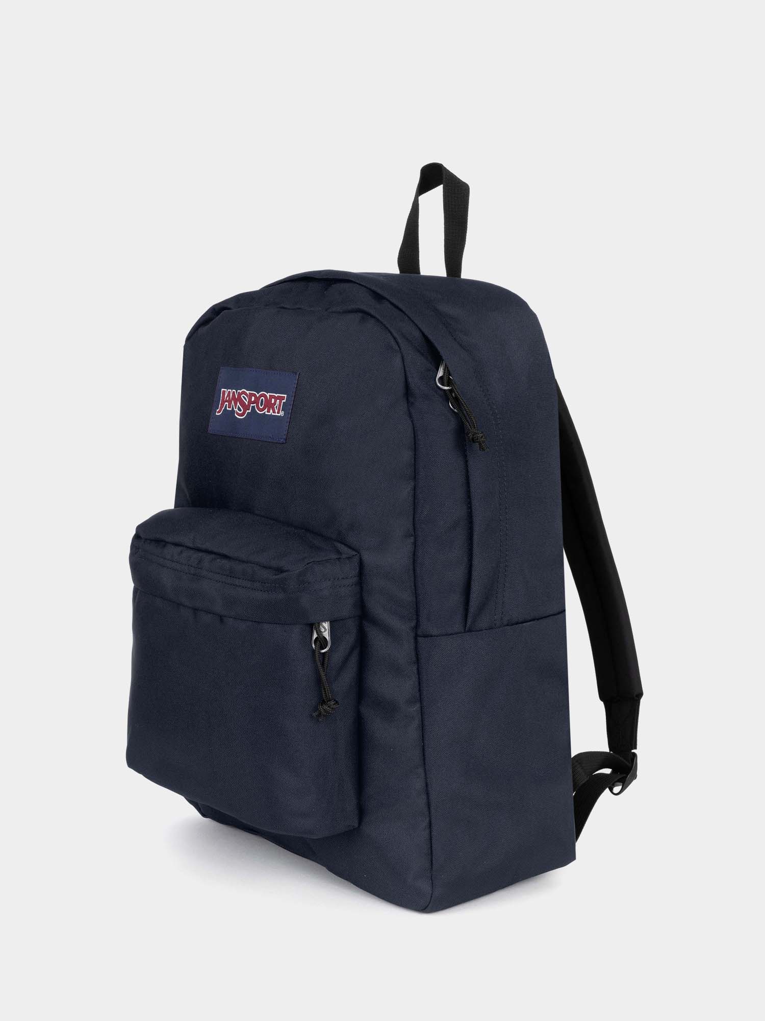 plain navy backpack