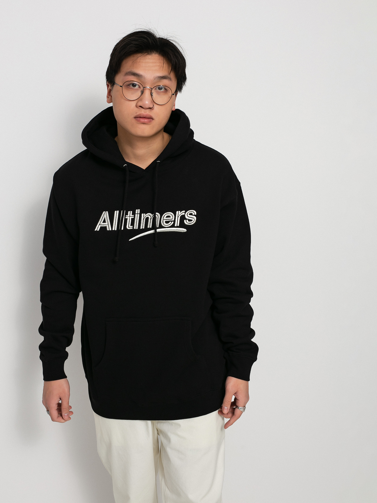 Alltimers Estate Embroidered HD Hoodie (black/silver)