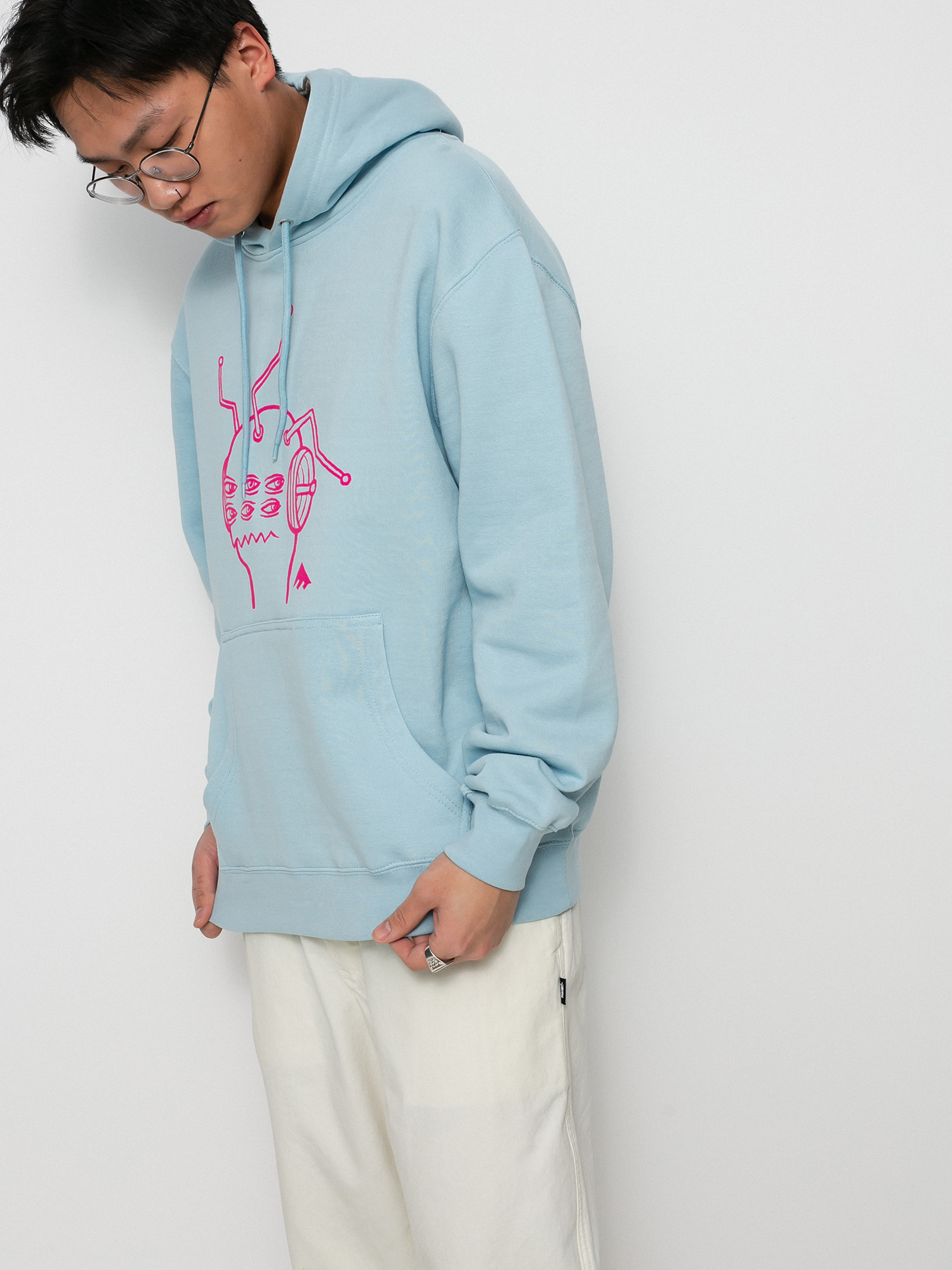 Emerica X Toy Machine Antenna Sweatshirt (light blue)