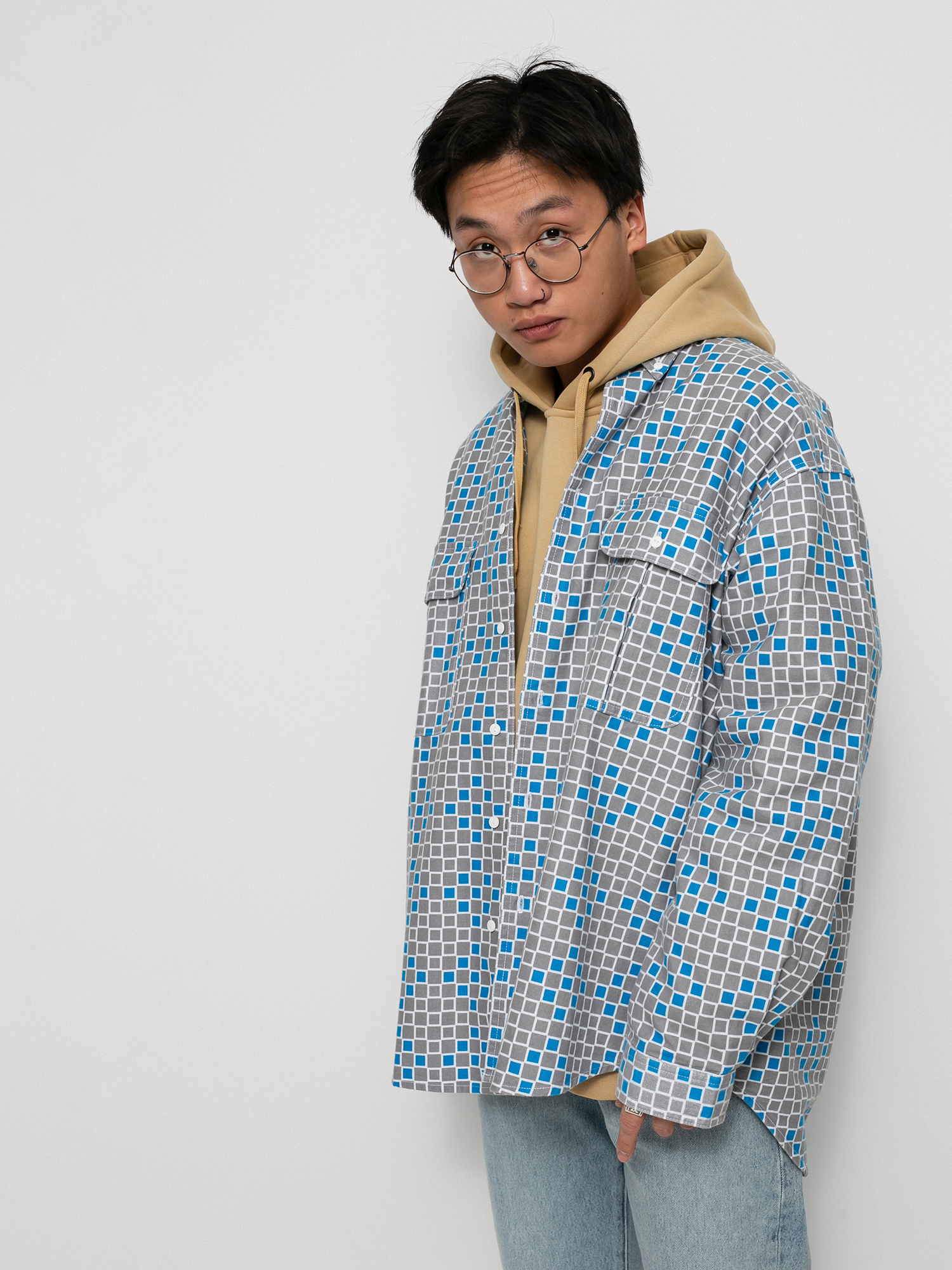 Levi's® Skate Woven Hemd (gray blue)