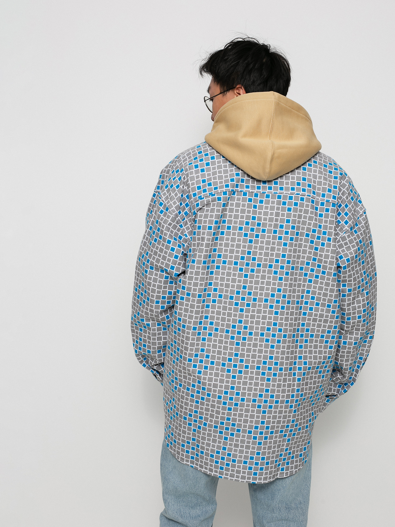 Levi's® Skate Woven Shirt (gray blue)