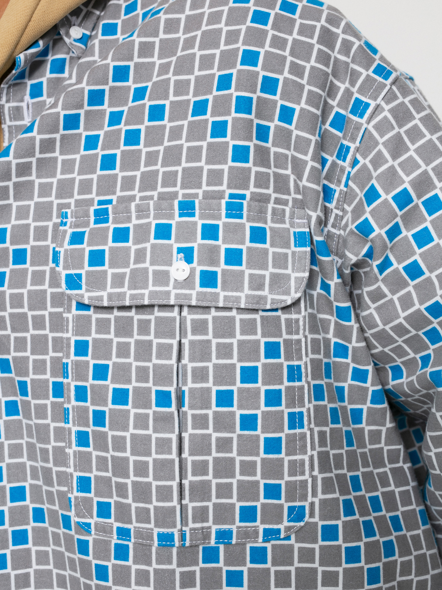 Levi's® Skate Woven Shirt (gray blue)