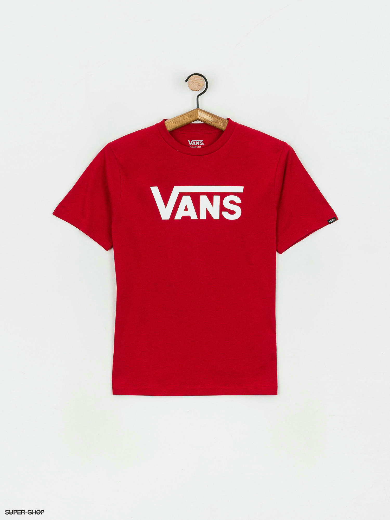 vans shirt red