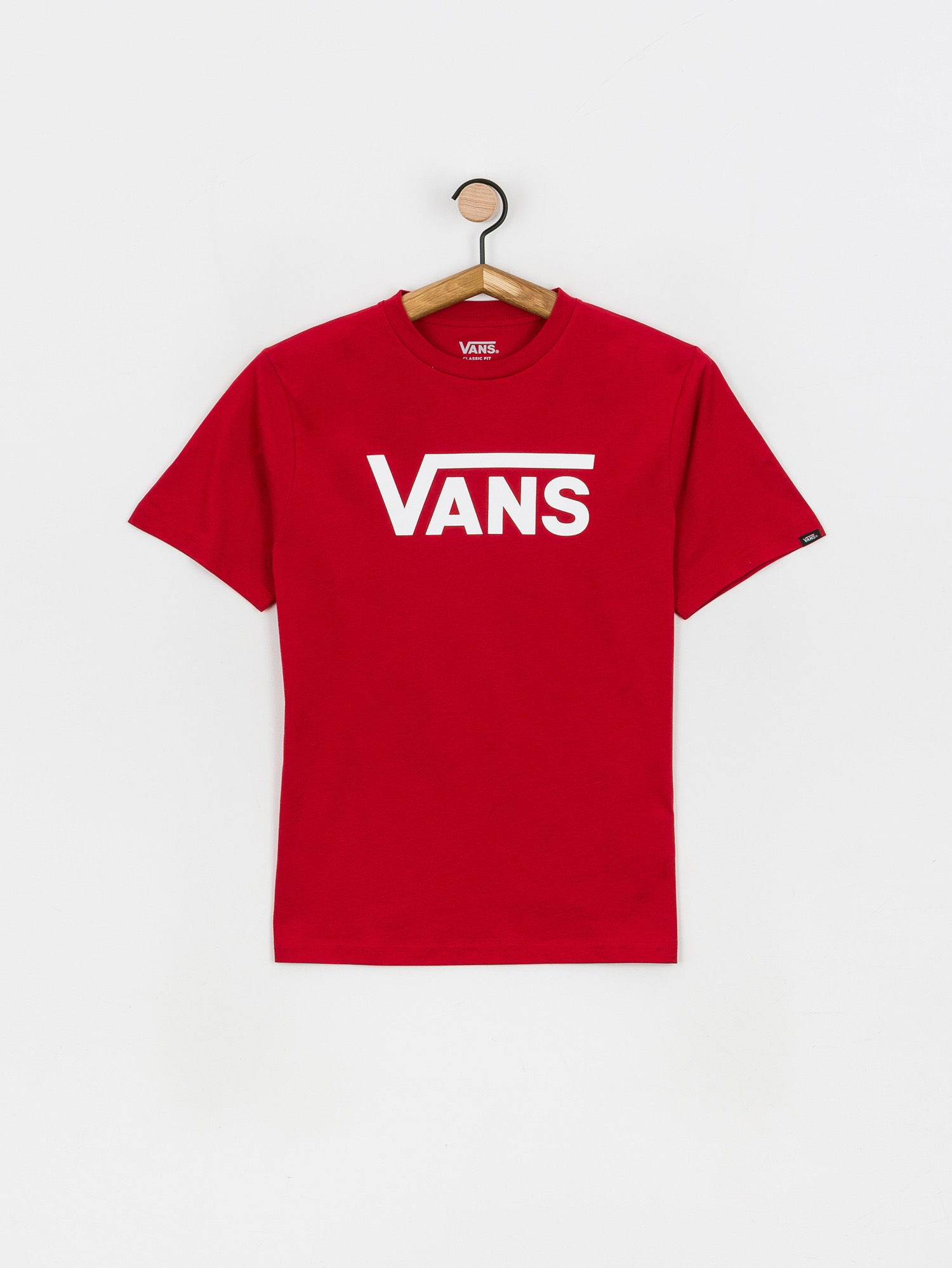 Vans Classic JR T-shirt red (chili pepper/white)