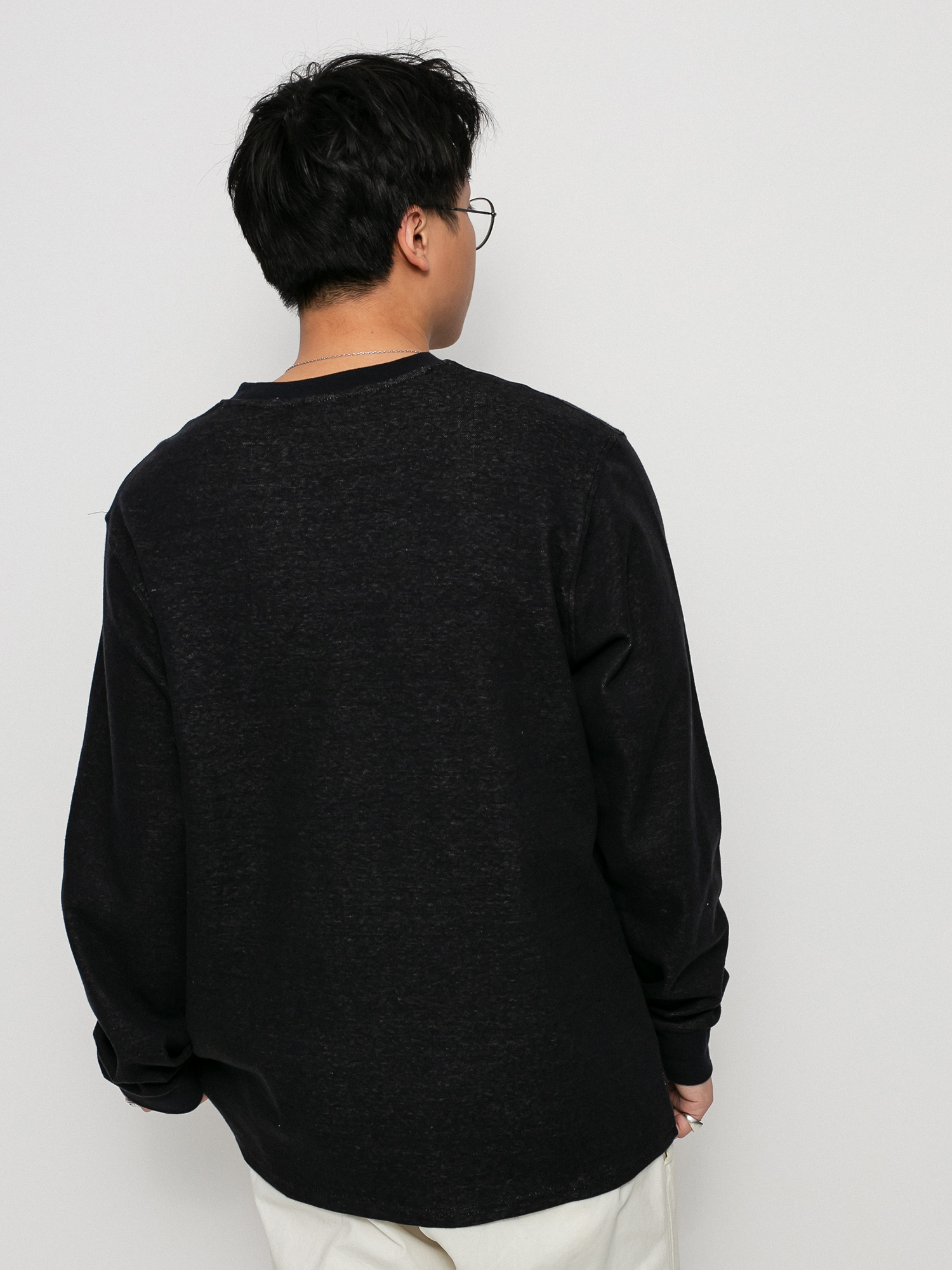 HUF X Pleasures Light Up Jacquard Longsleeve (black)