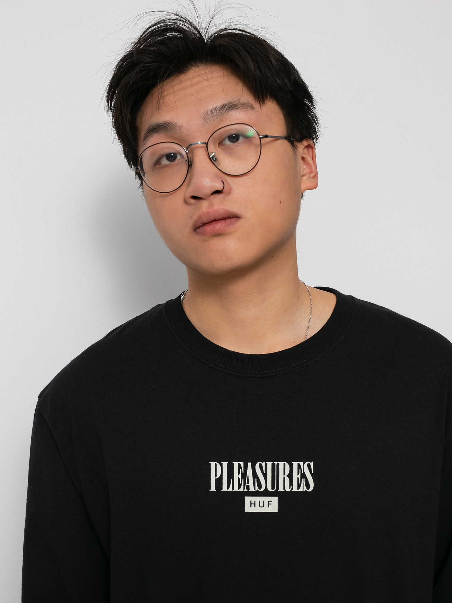HUF X Pleasures Spore Longsleeve (black)
