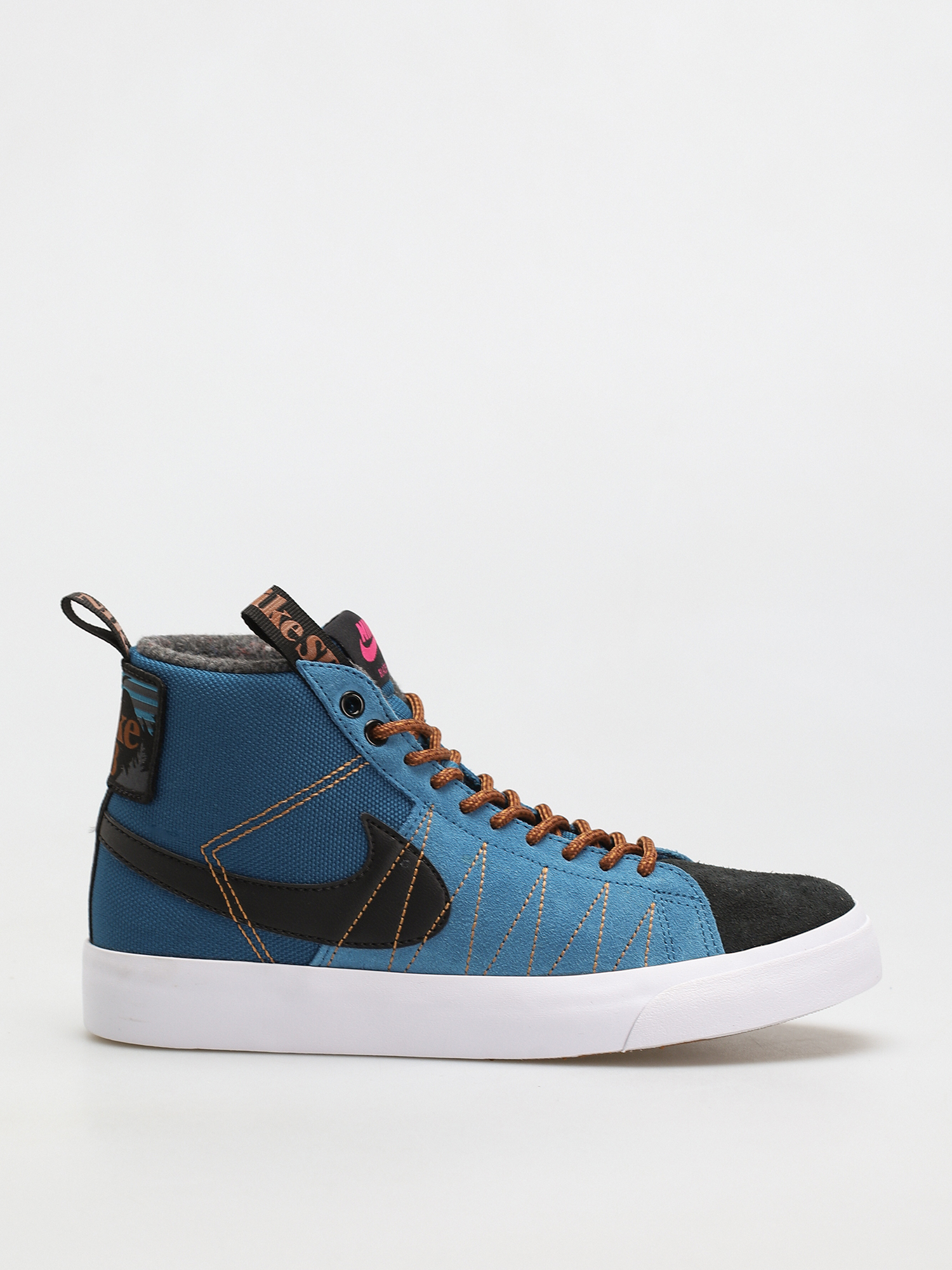 Nike SB Zoom Blazer Mid Premium Shoes (marina/black pecan desert ochre)