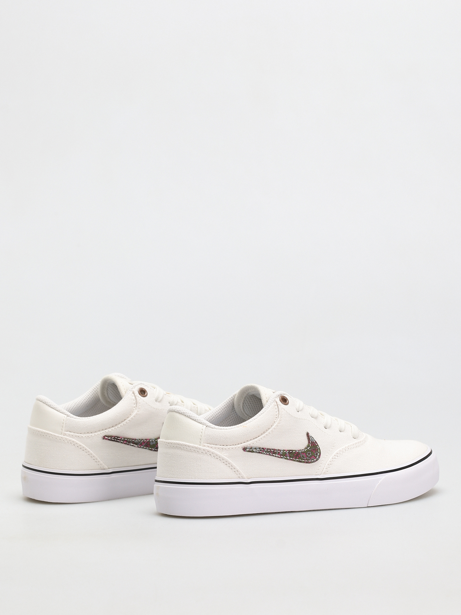 Nike SB Chron 2 Canvas Premium Shoes (sail/rough green sangria cool grey)