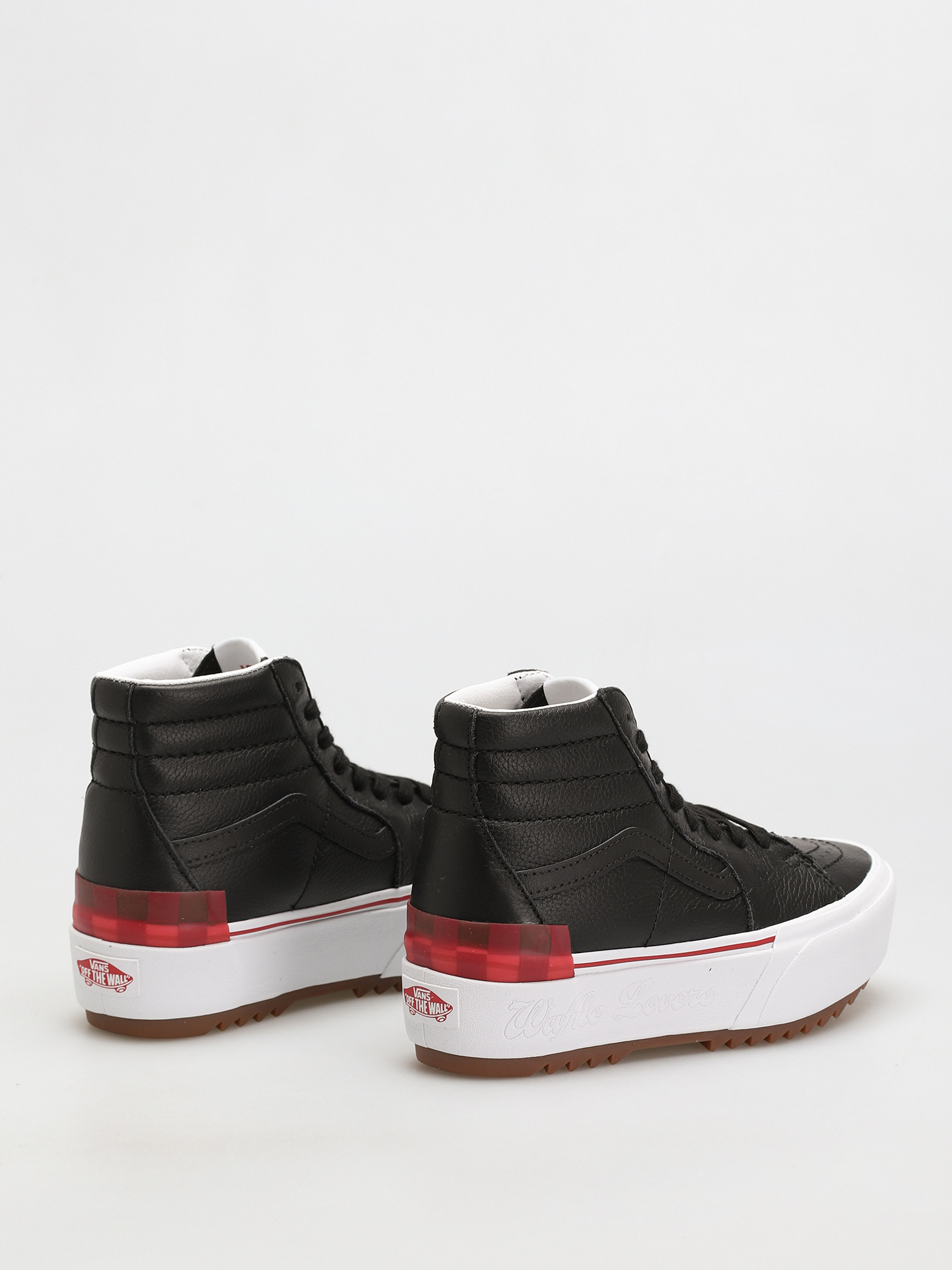 Vans Sk8 Hi Stacked Shoes (waffle lovers/black/true white)