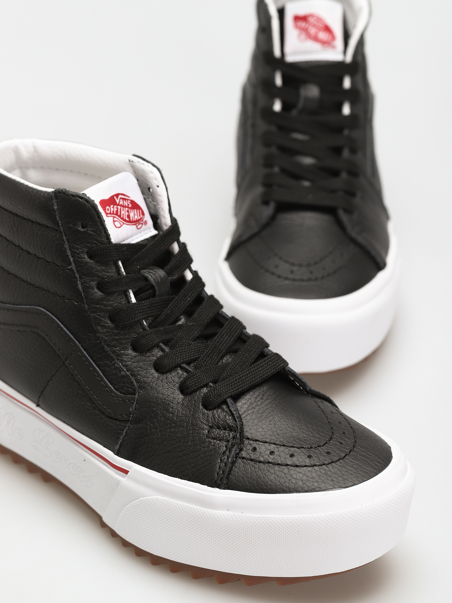 Vans Sk8 Hi Stacked Shoes (waffle lovers/black/true white)