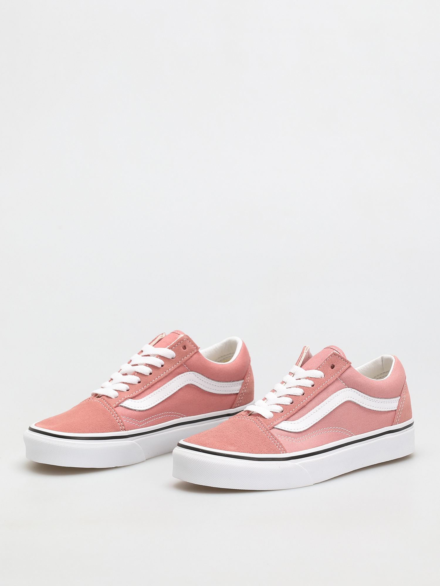 Vans old skool dry rose & true white womens on sale shoes