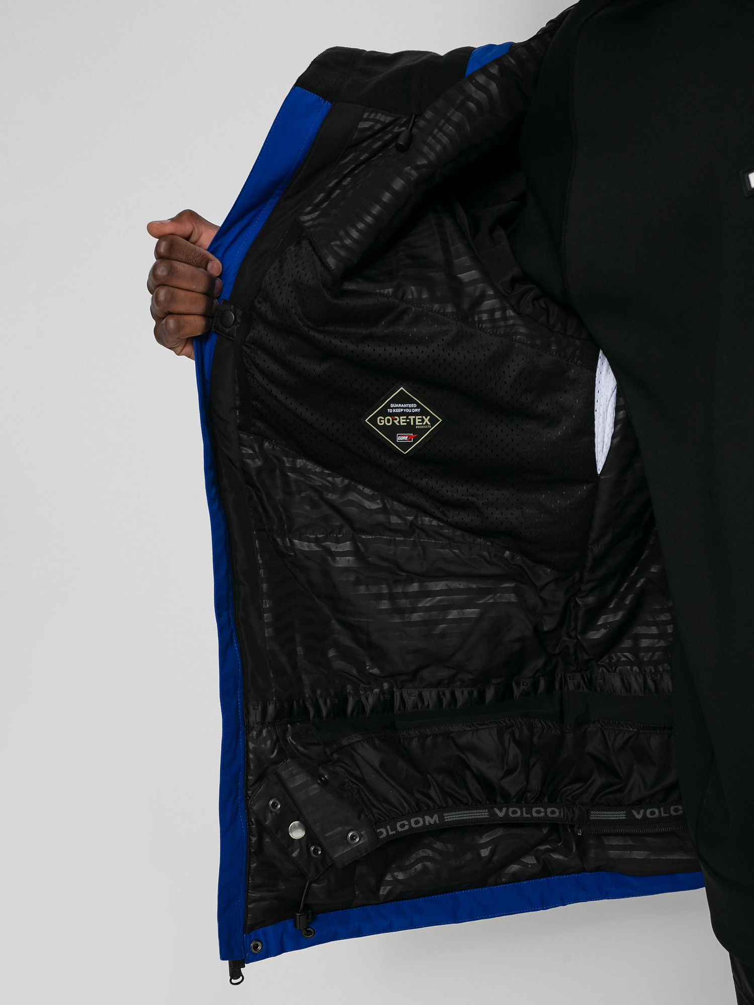 Mens Volcom Ten Ins Gore Tex Snowboard jacket (bright blue)