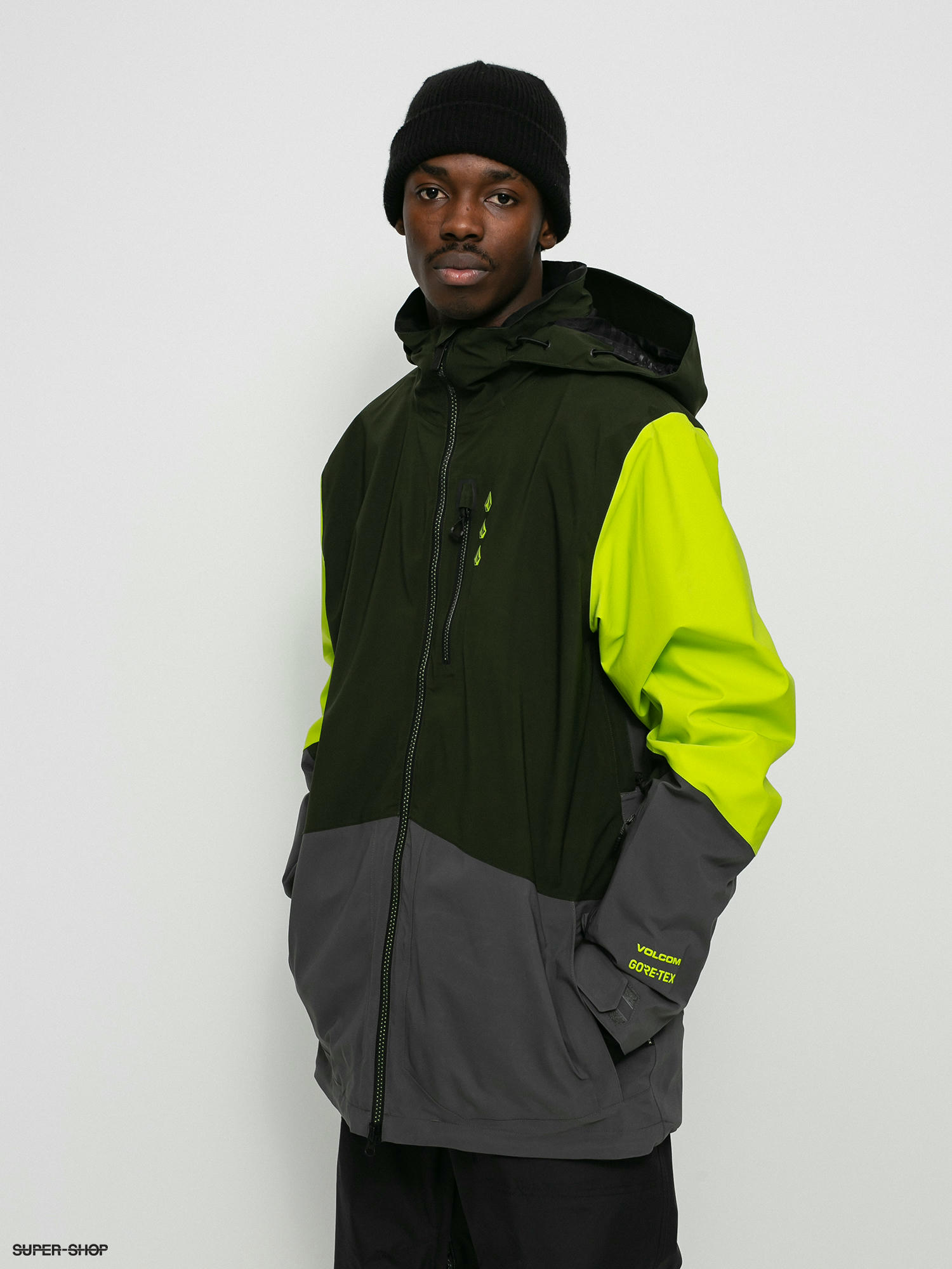 Dark green shop snowboard jacket