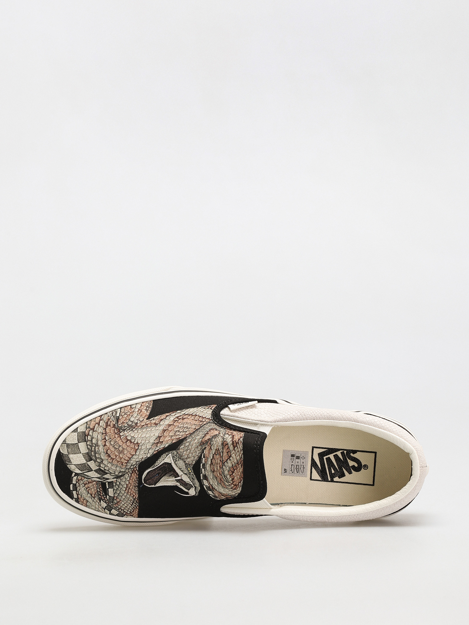 Vans Classic Slip On Shoes (desert/snake/black)