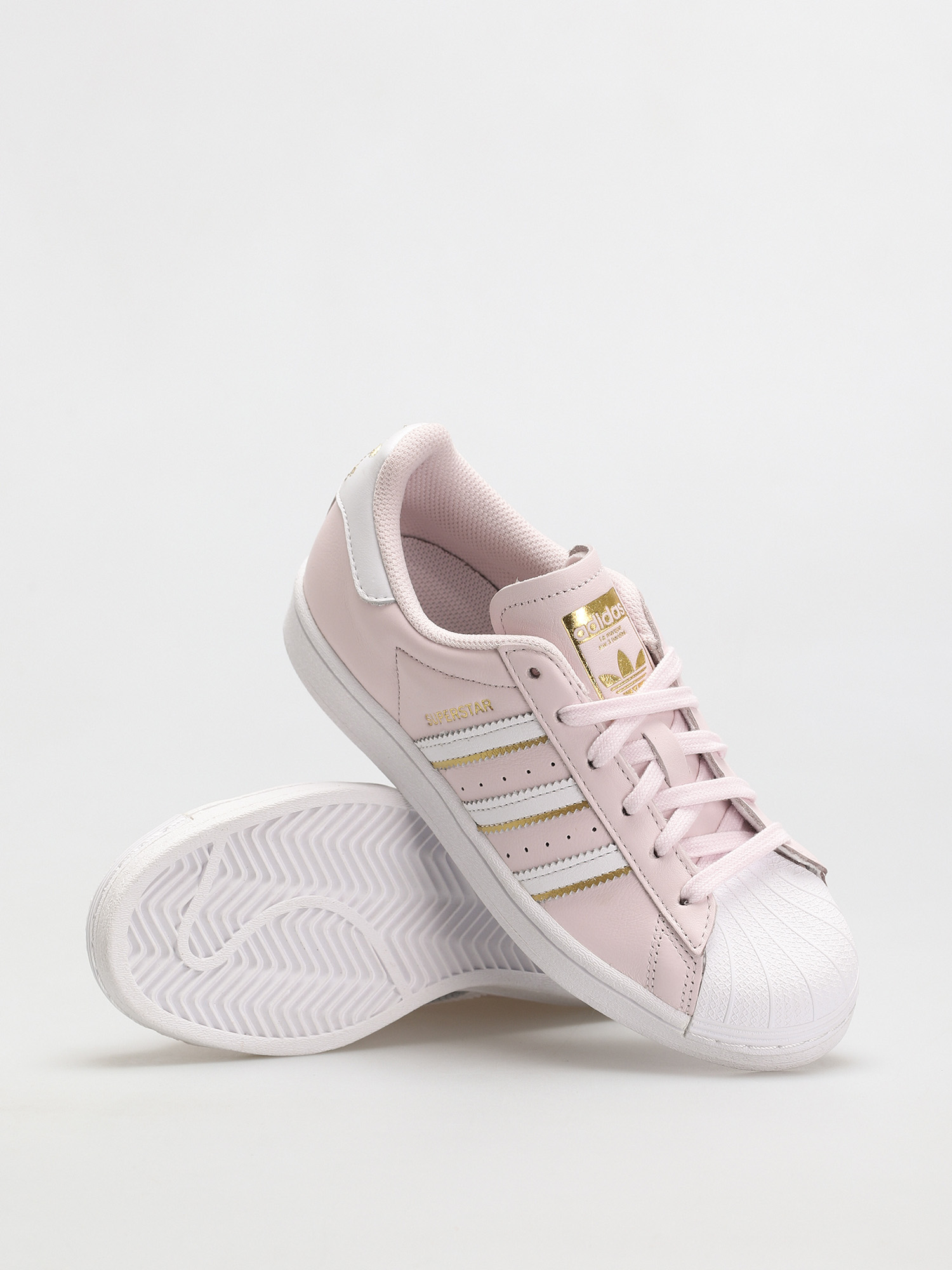 adidas Originals Superstar Shoes Wmn - pink (ftwwht/almpnk/goldmt)