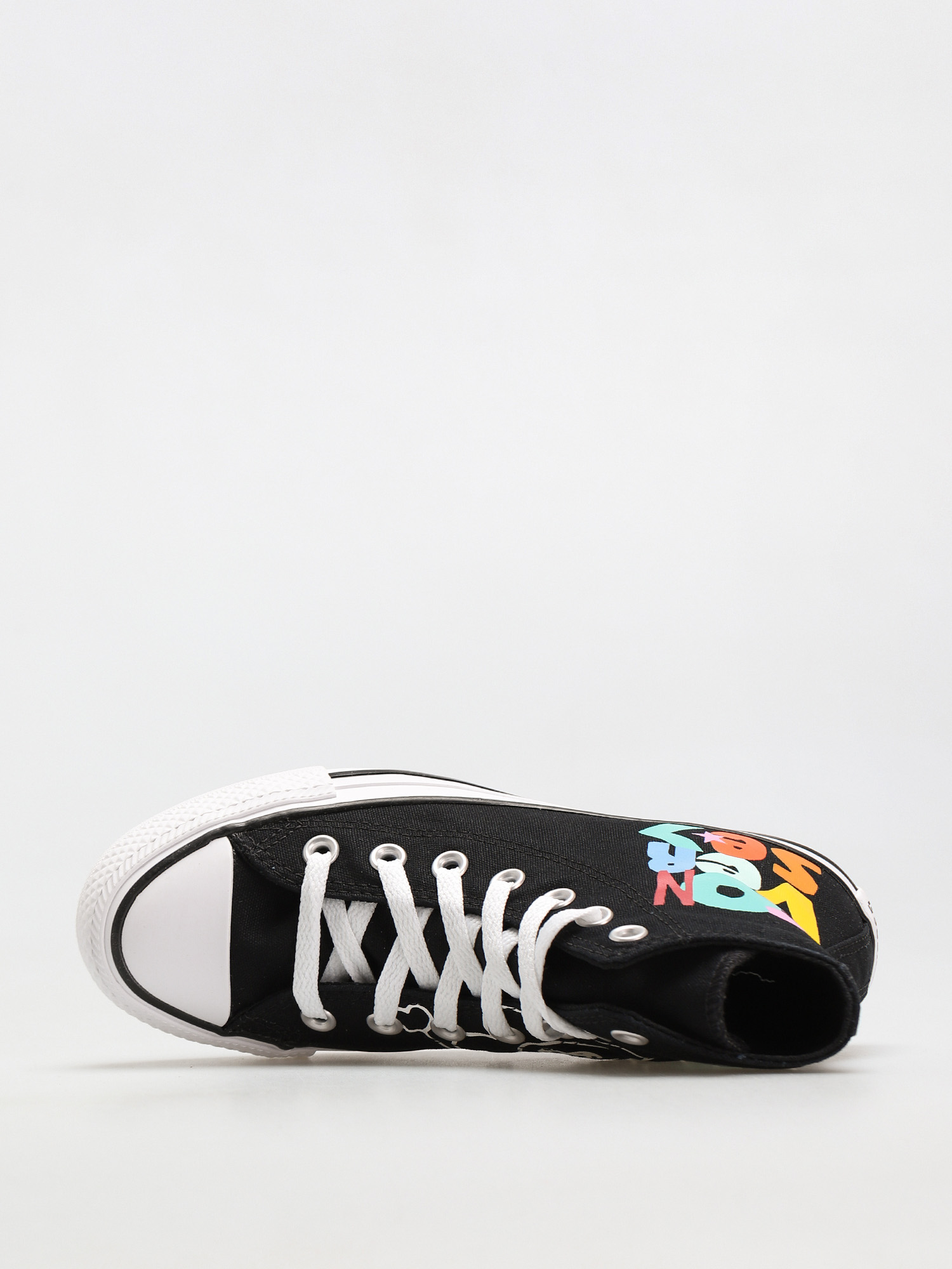 black and white chuck taylors