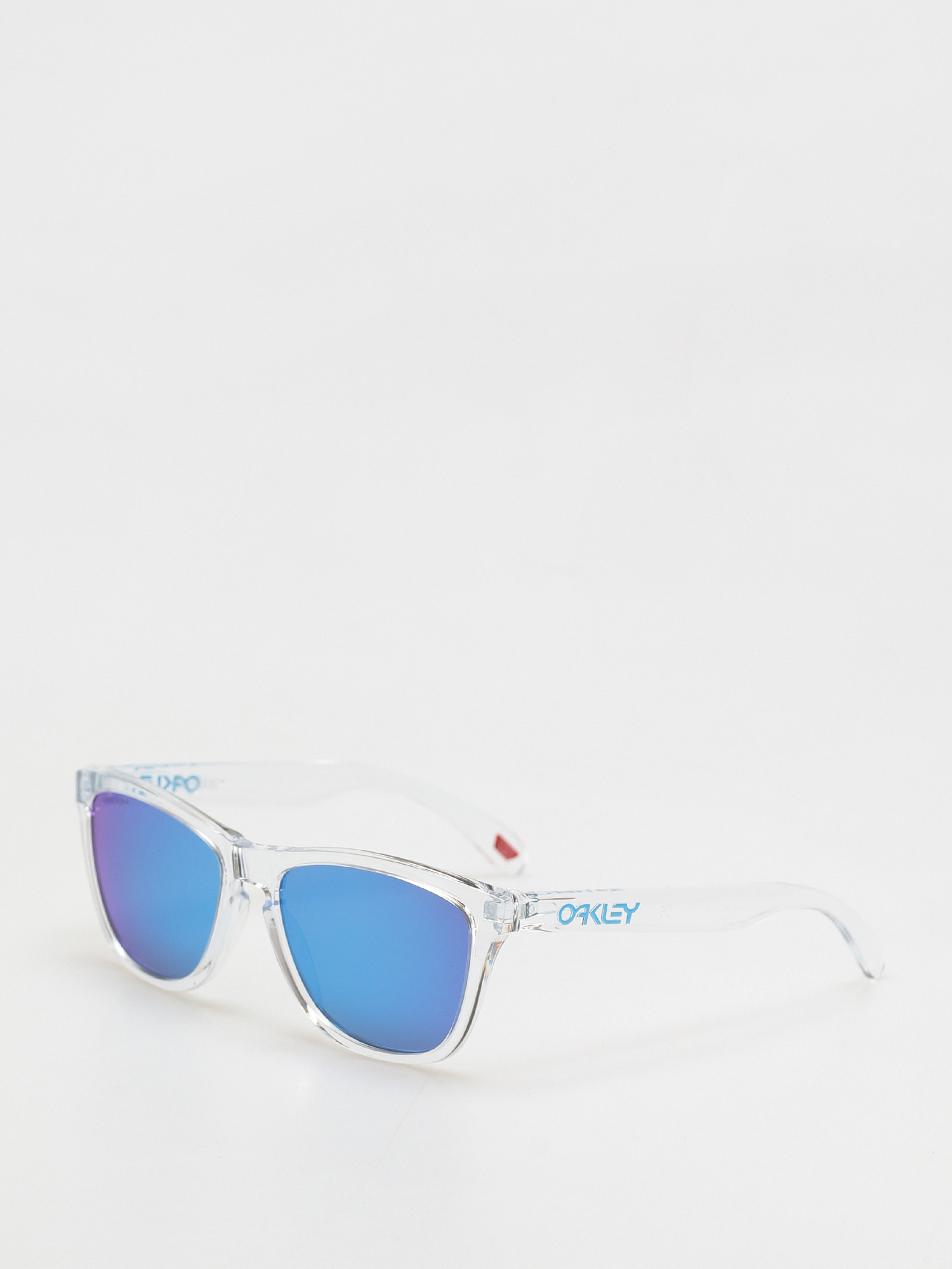 Oakley Frogskins Sonnenbrille (crystal clear/prizm sapphire)