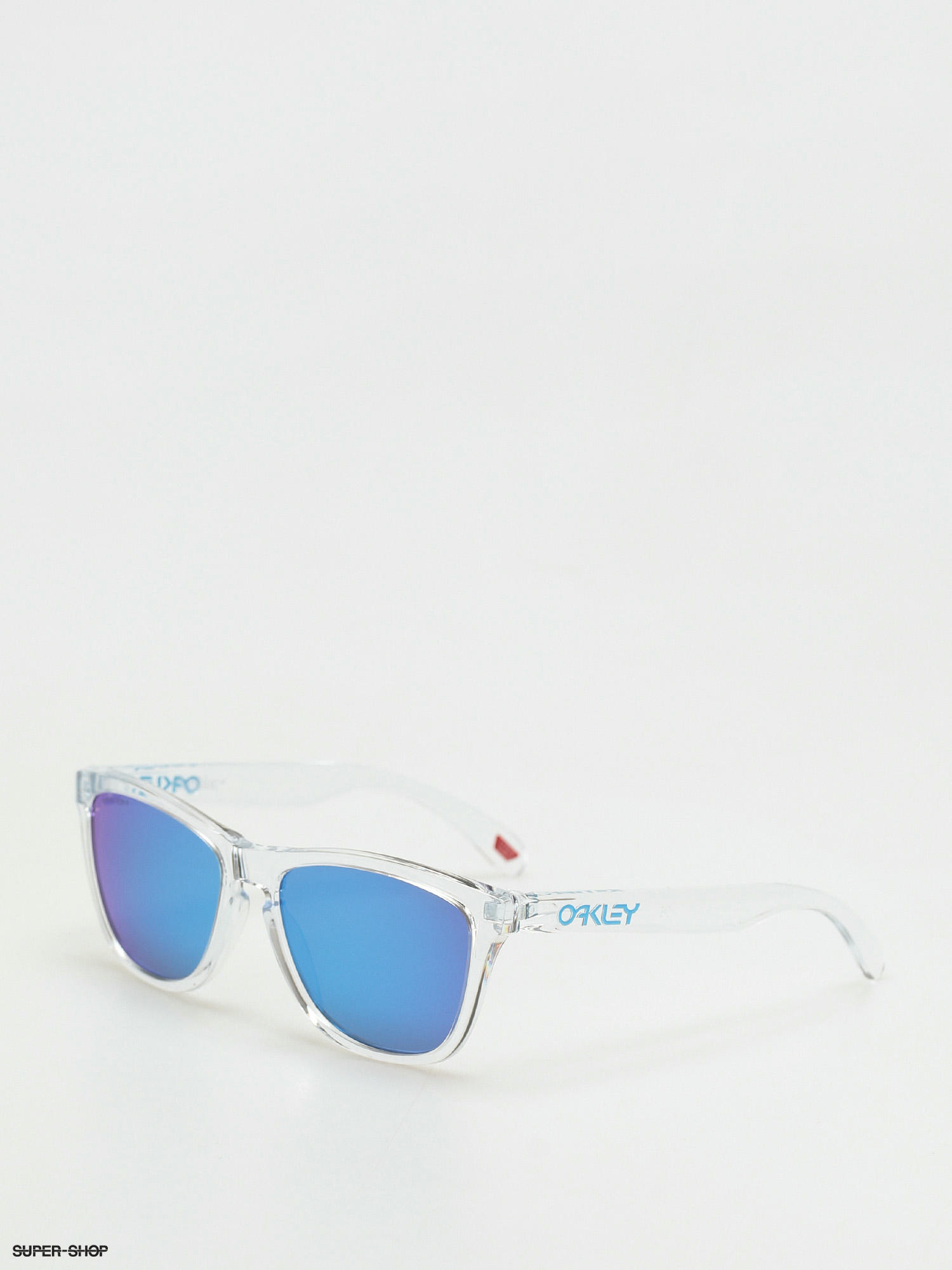 Oakley Frogskins Sunglasses (crystal clear/prizm sapphire)