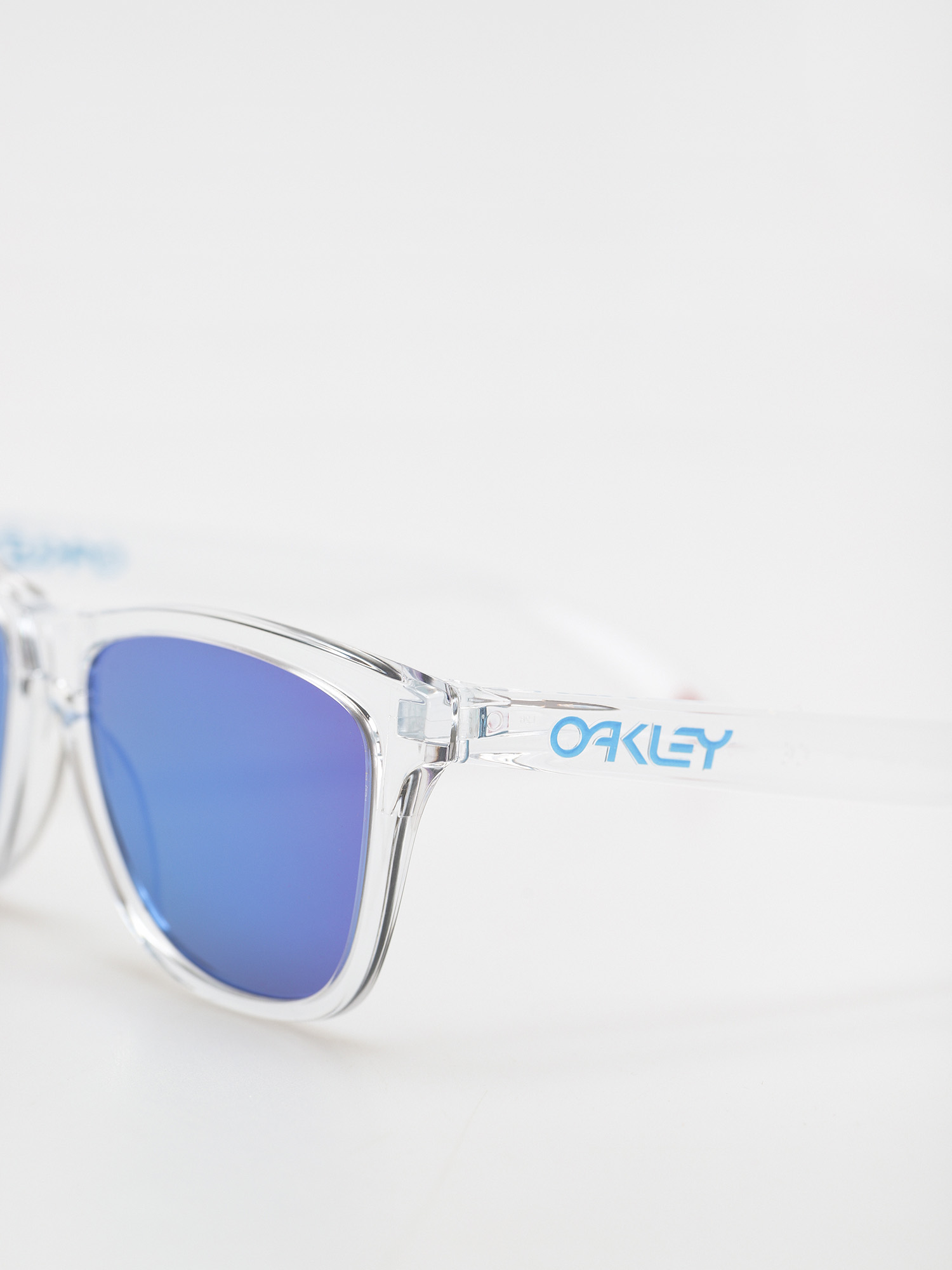 Oakley Frogskins Sonnenbrille (crystal clear/prizm sapphire)
