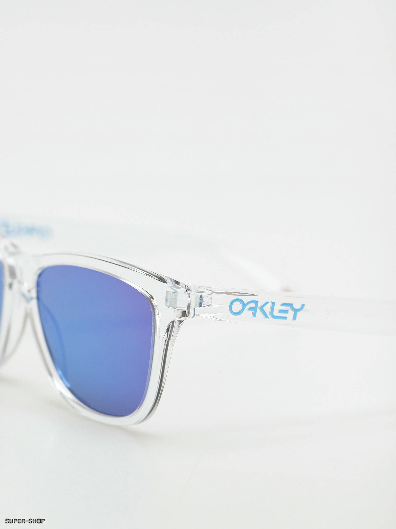Oakley Frogskins Sunglasses (crystal clear/prizm sapphire)