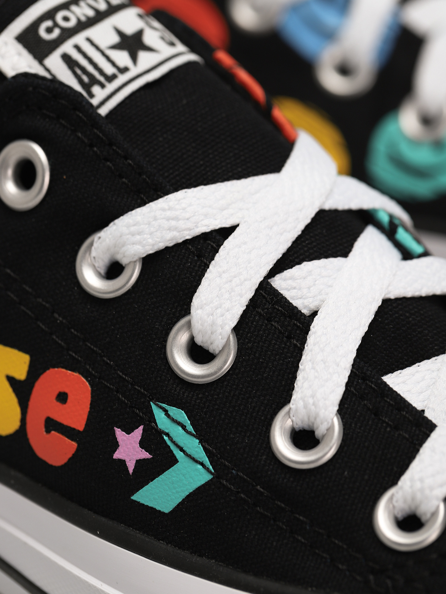 Converse Chuck Taylor All Star Ox Chucks (black/amarillo/bold mandarin)