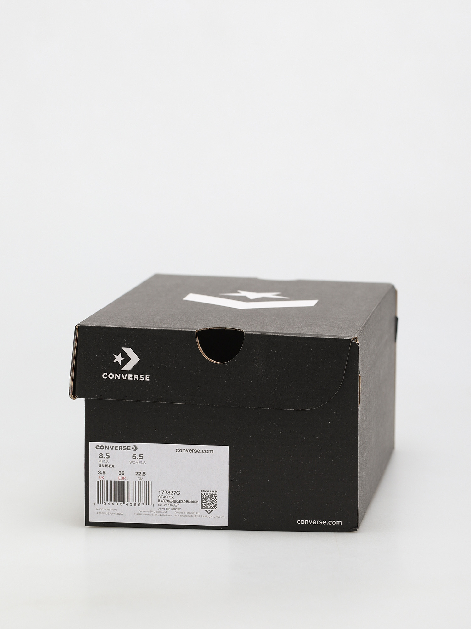 Converse Chuck Taylor All Star Ox Chucks (black/amarillo/bold mandarin)
