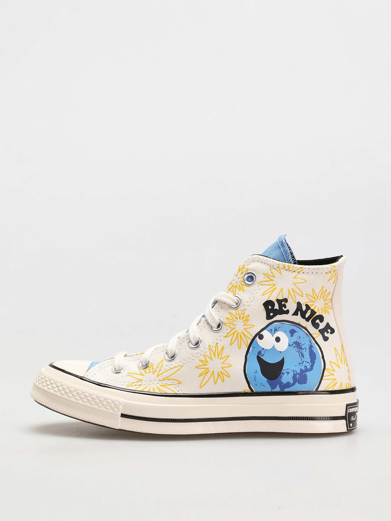 Converse Chuck 70 Hi Chucks white (black/washed teal/game royal)