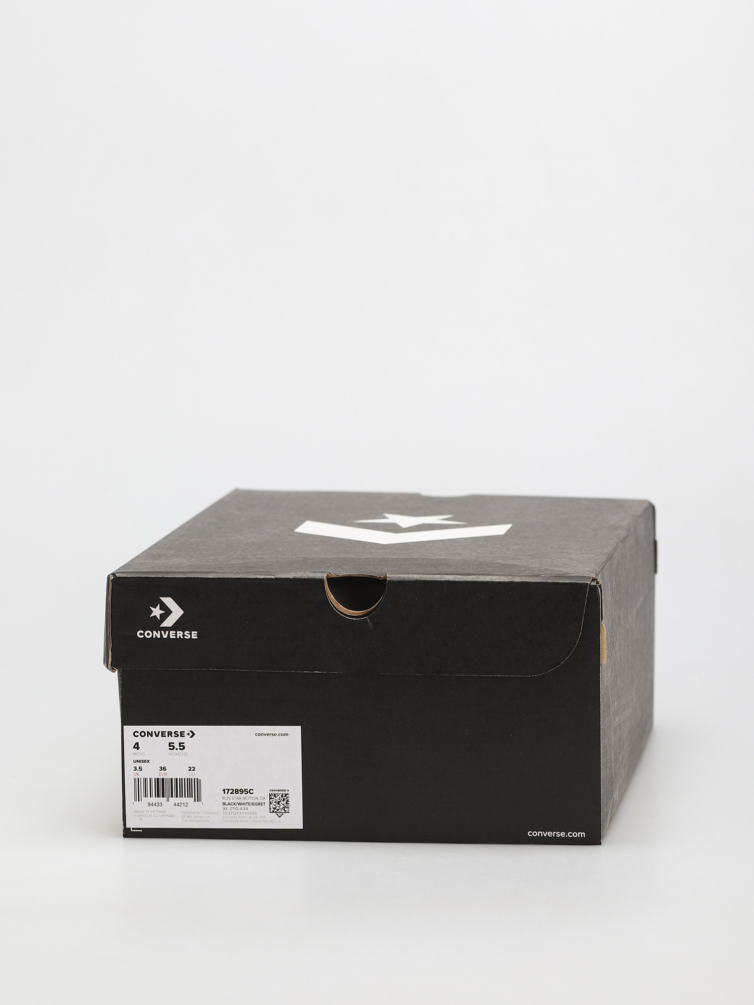 Converse Run Star Motion Ox Shoes (black/white/egret)