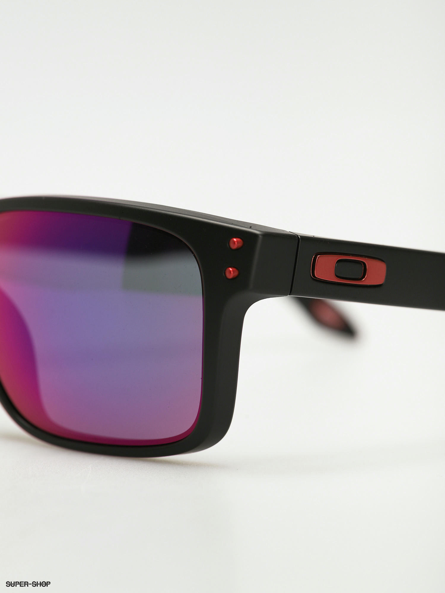 Oakley Holbrook Sunglasses (matte black/positive red iridium)