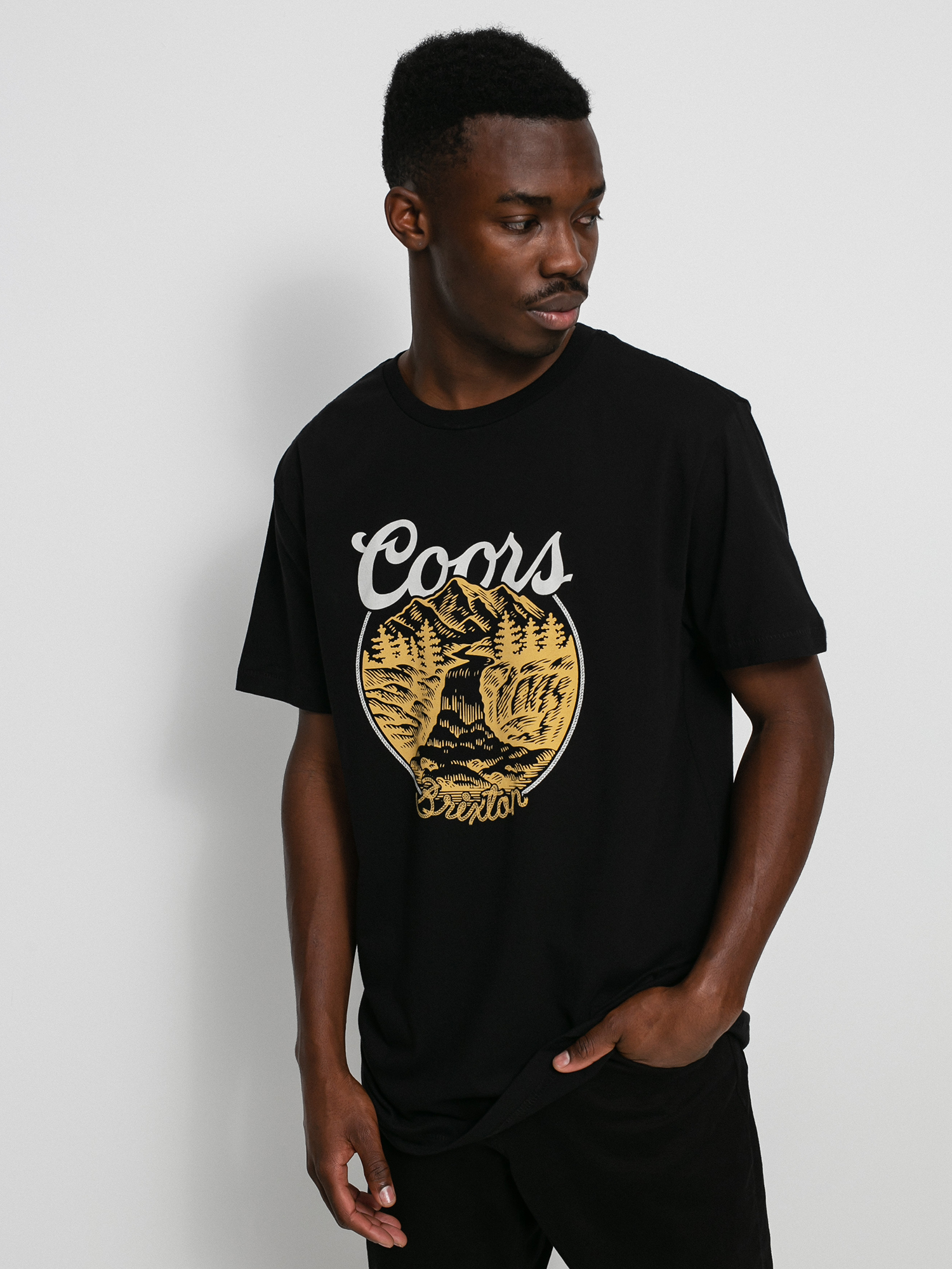 Brixton Coors Rocky Tlrt T-shirt (black)