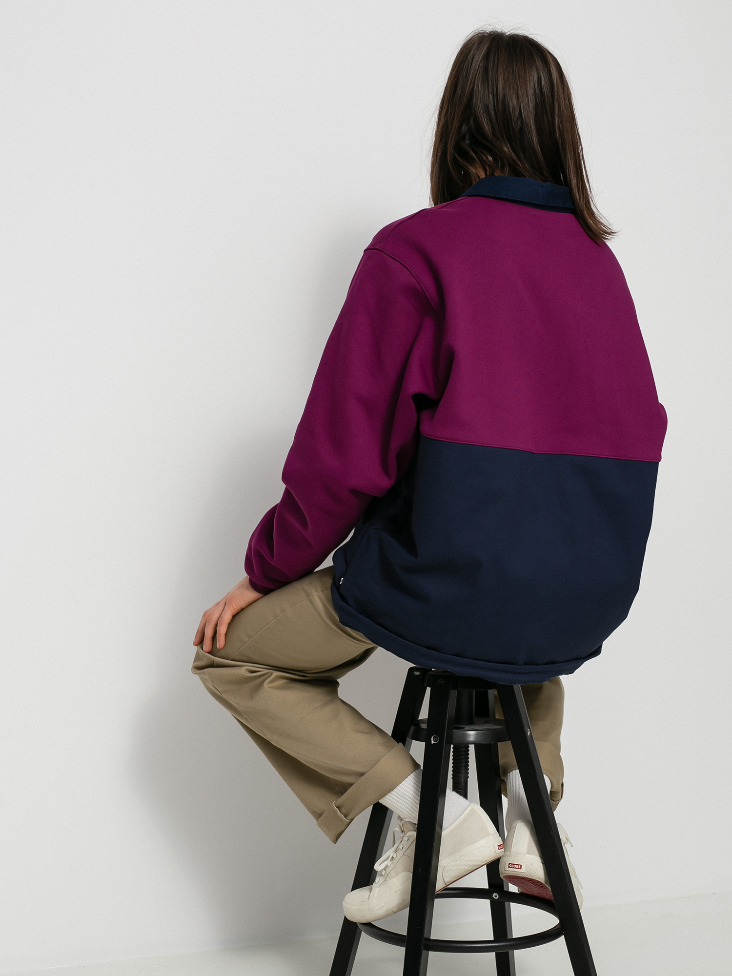 Nike SB WLDCRD Rugby Sweatshirt (sangria/obsidian/obsidian/black)