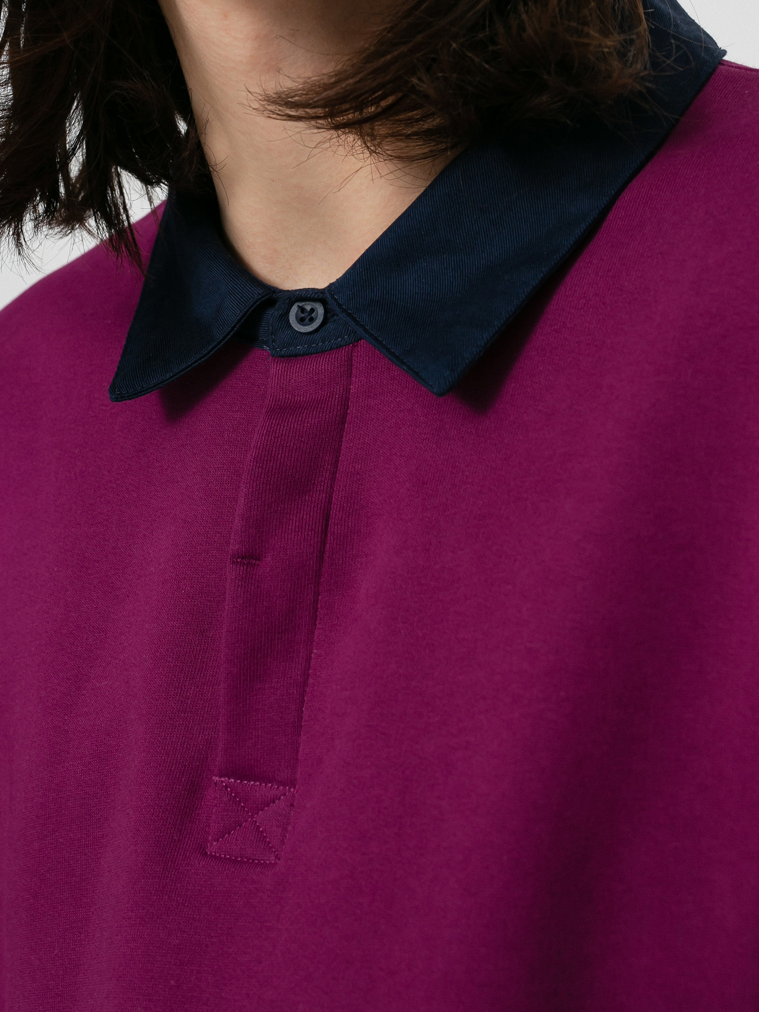 Nike SB WLDCRD Rugby Sweatshirt (sangria/obsidian/obsidian/black)